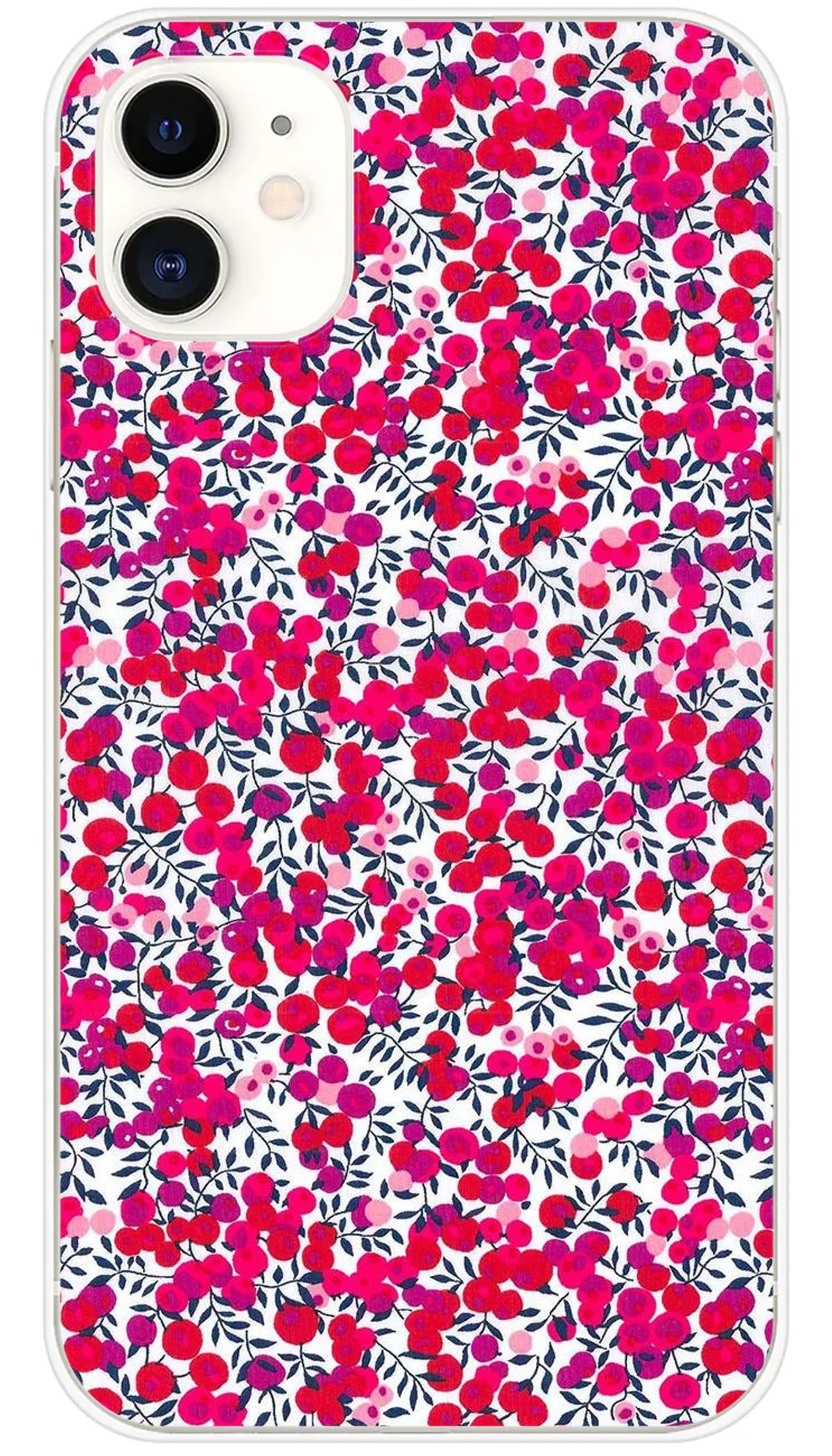 Coque iPhone Liberty Wiltshire Rouge - iPhone 11