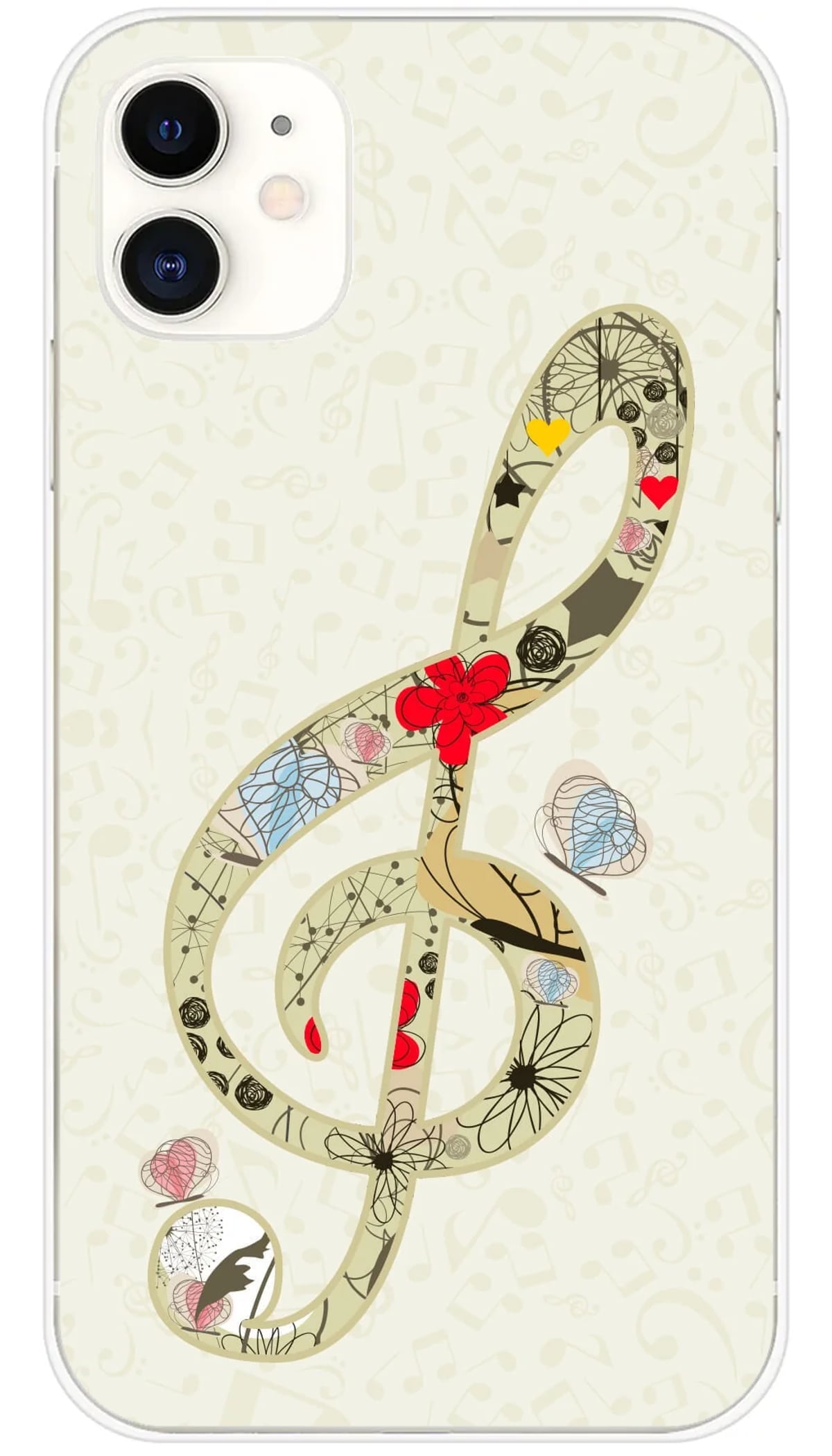 Coque iPhone Mélodie fleurie - iPhone 11