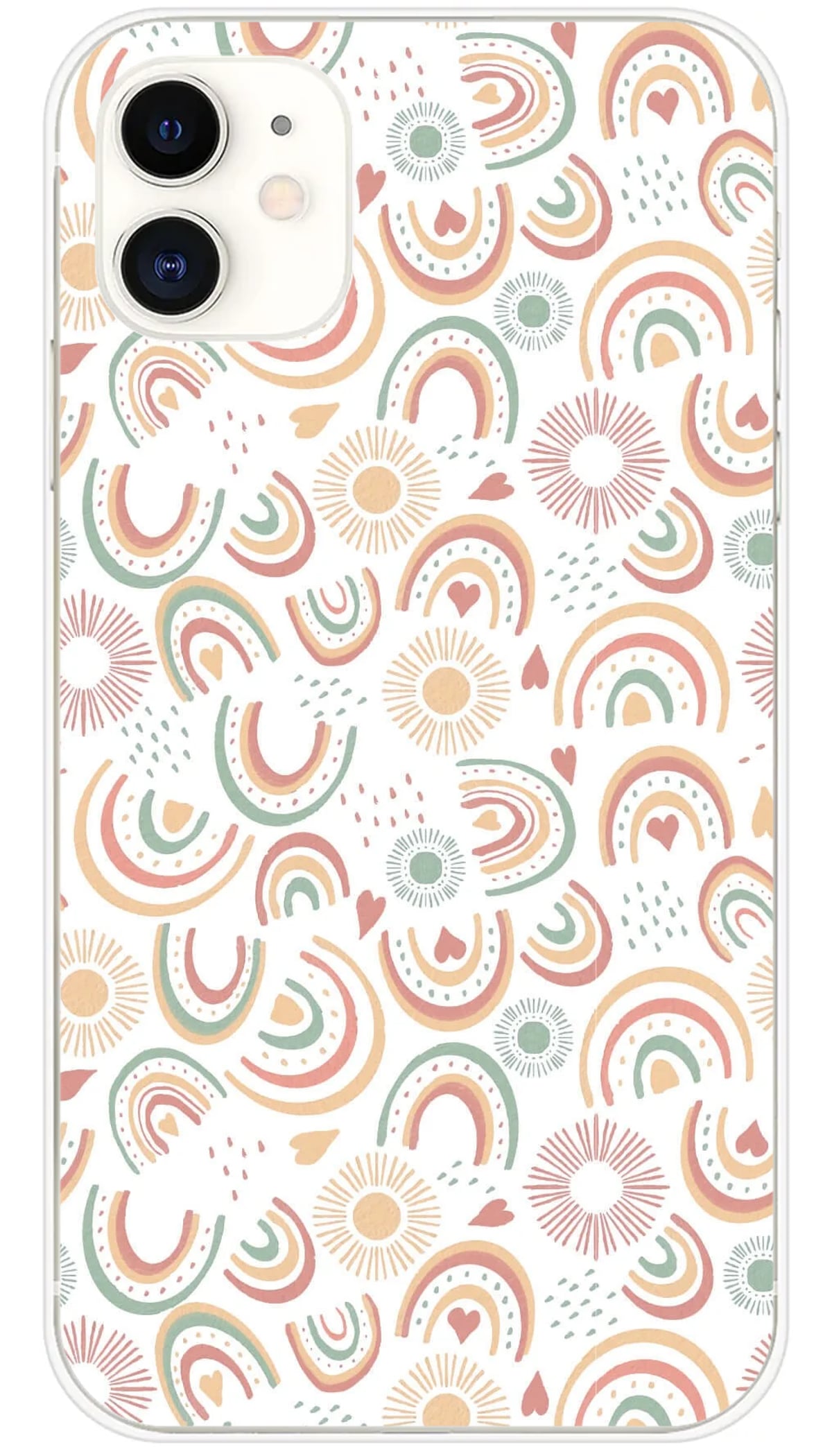 Coque iPhone Pastel rainbow - iPhone 11