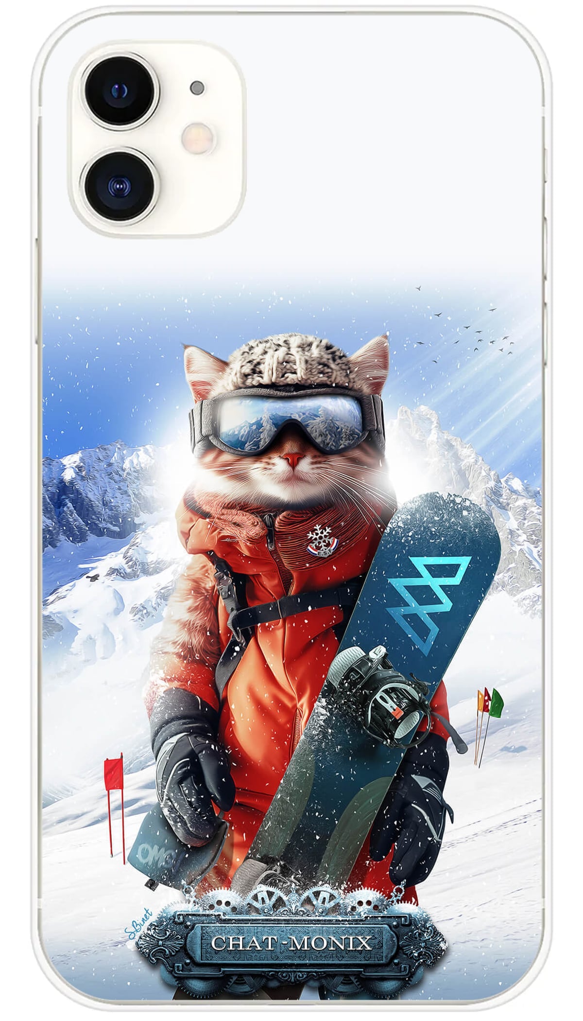 Coque iPhone SB Chat-monix - iPhone 11