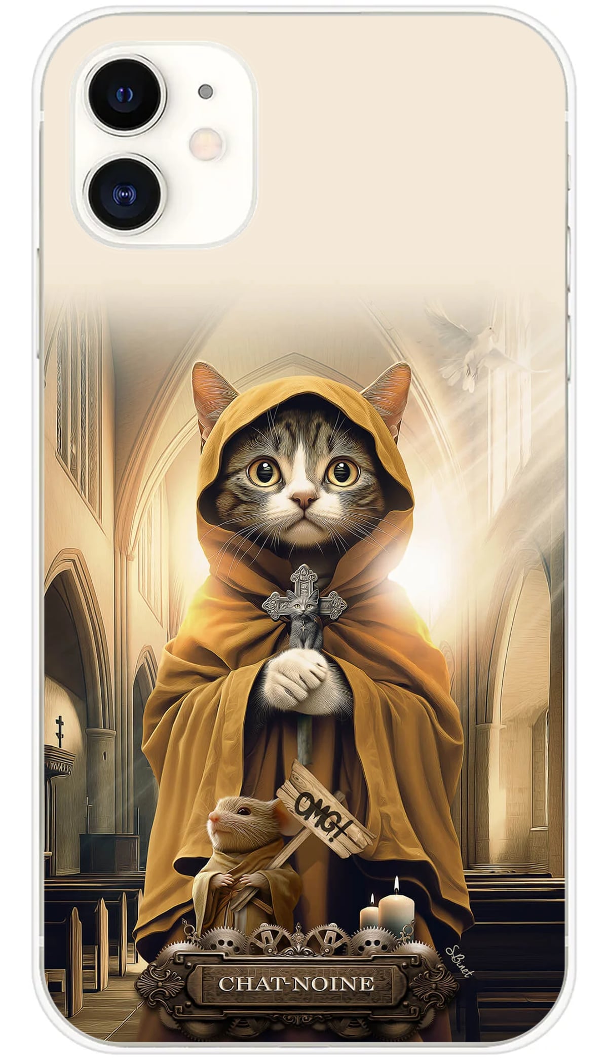 Coque iPhone SB Chat-noine - iPhone 11