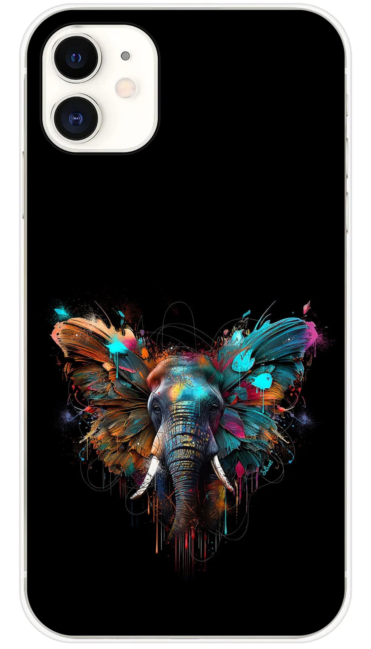 Coque iPhone SB Éléphant Color - iPhone 11