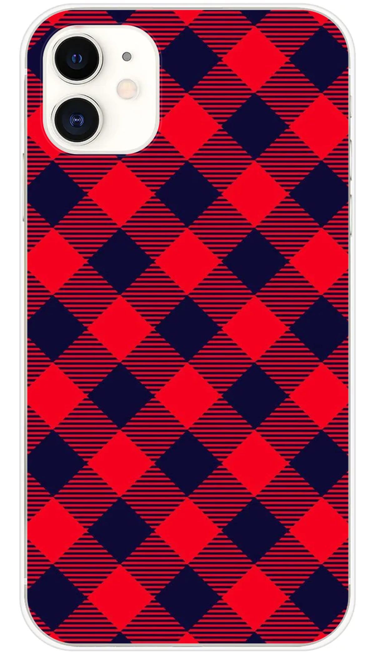 Coque iPhone Tartan Rouge - iPhone 11
