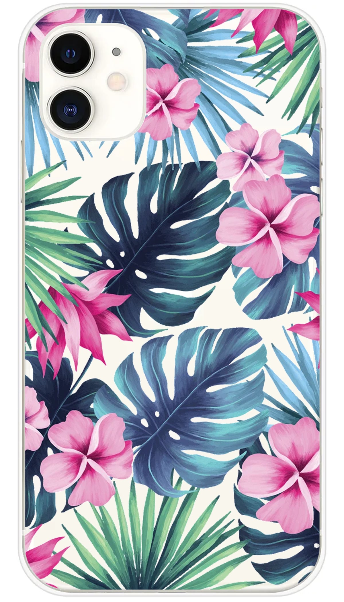 Coque iPhone Tropical Aquarelle - iPhone 11