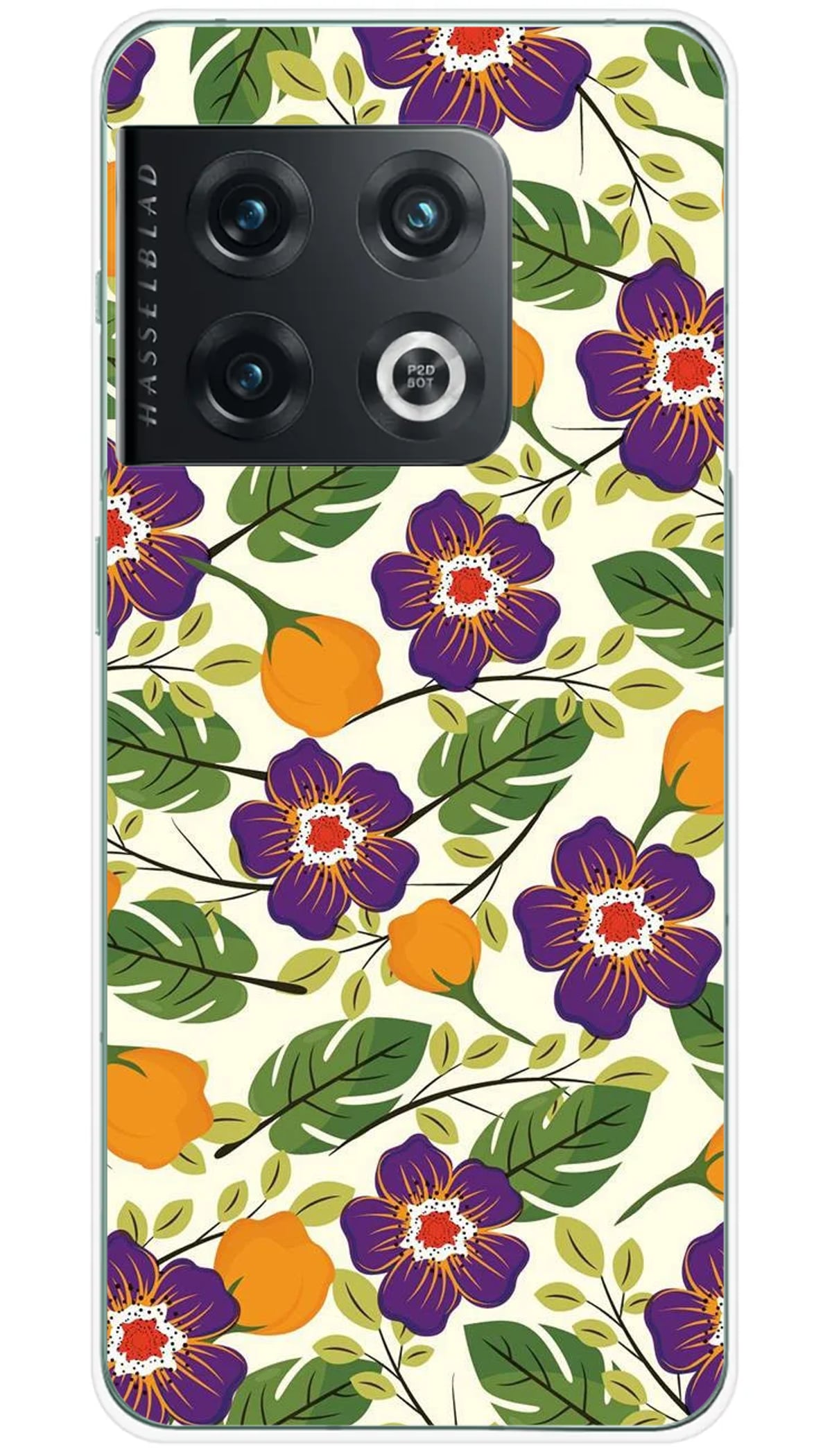 Coque OnePlus Fleurs Violettes - 10 Pro 5G