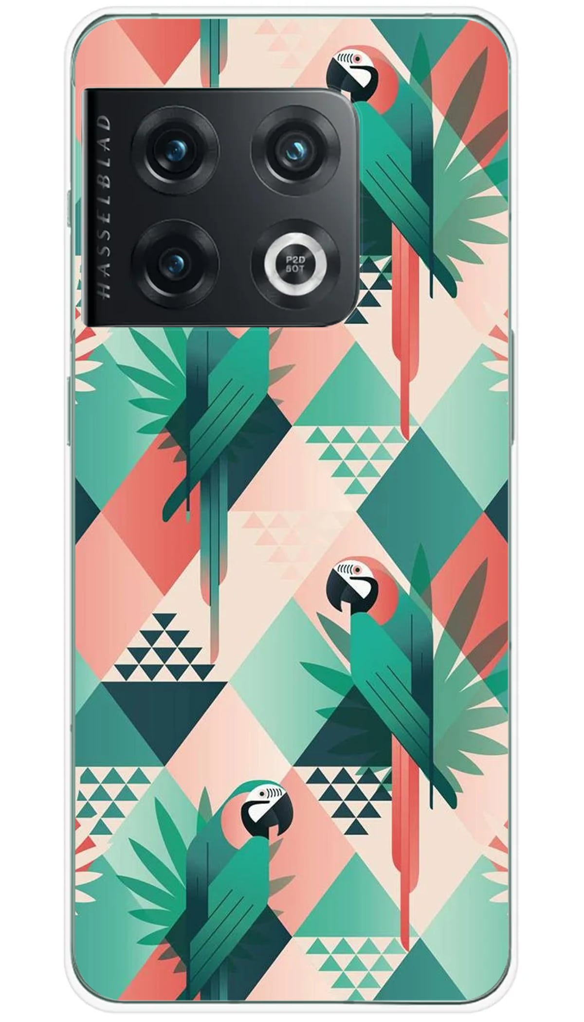 Coque OnePlus Perroquet géométrique - 10 Pro 5G