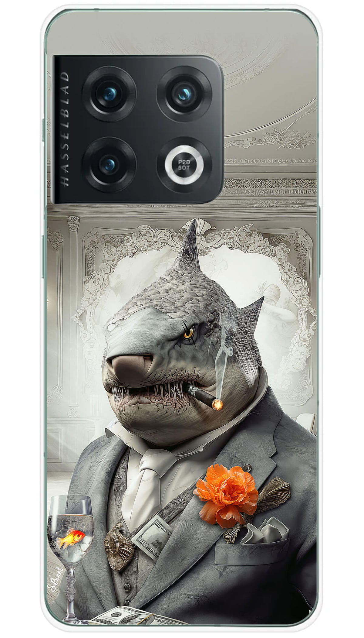 Coque OnePlus SB Requin Luxury - 10 Pro 5G