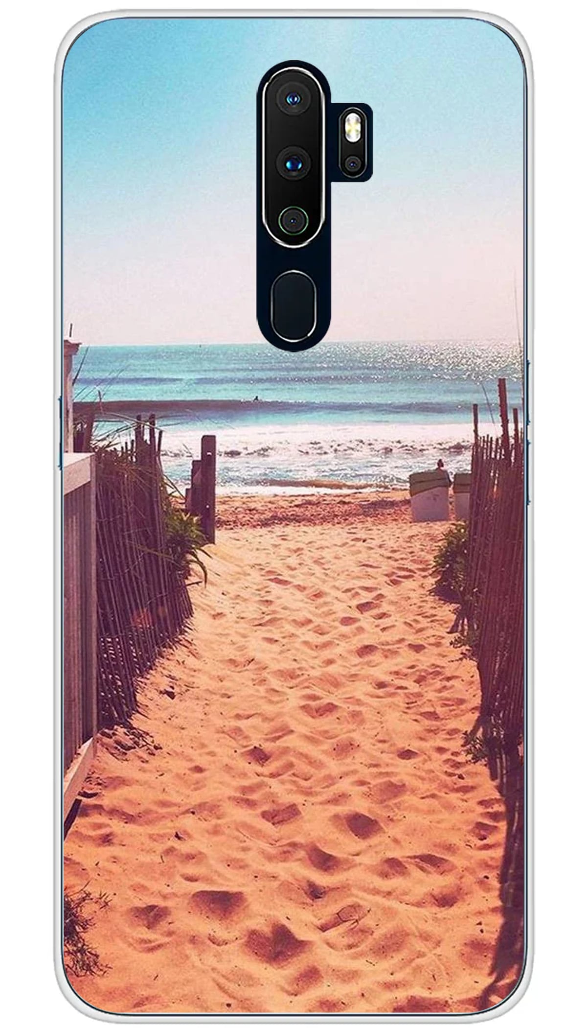 Coque Oppo Chemin de plage - A5 2020