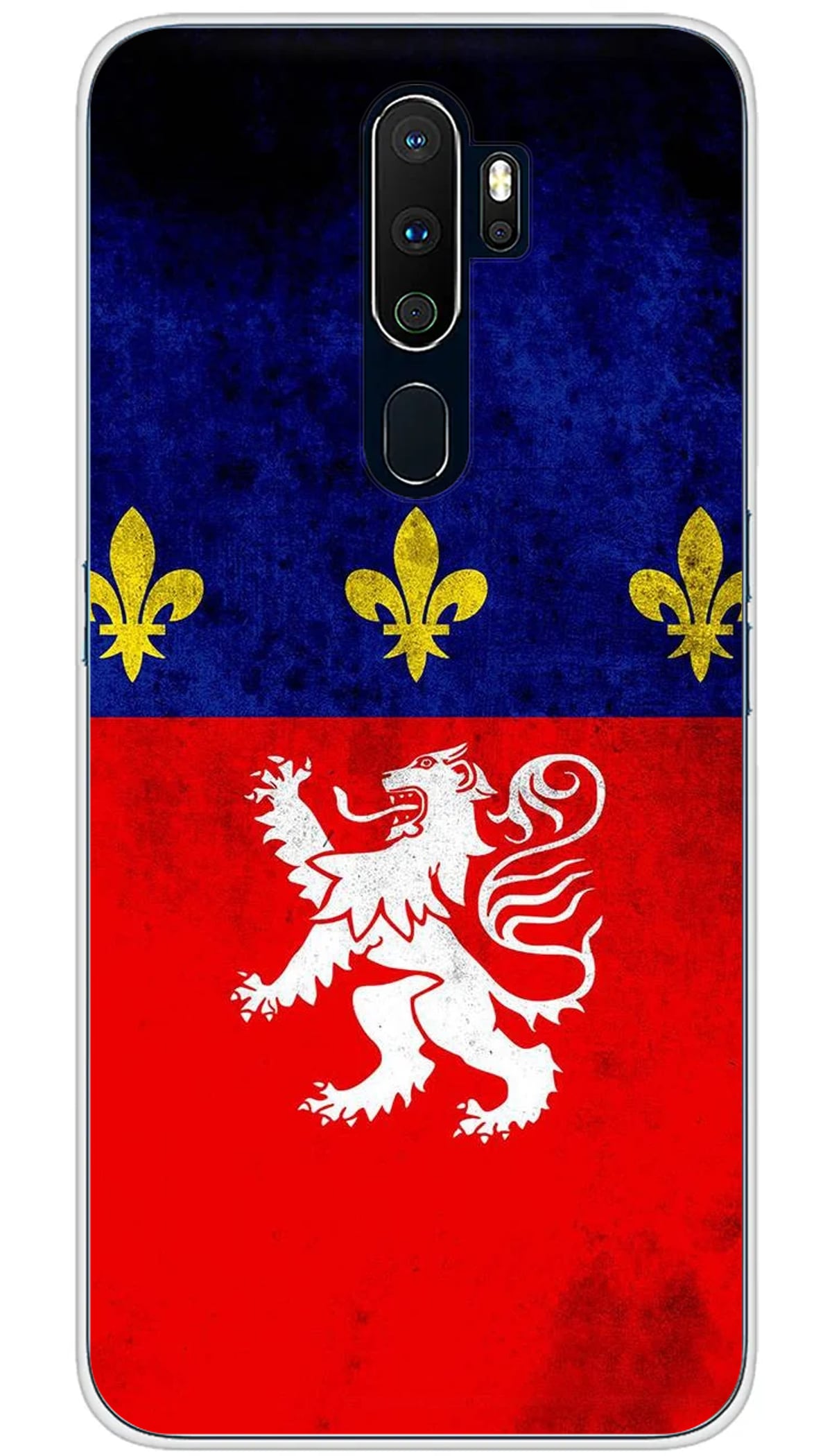 Coque Oppo Drapeau Lyon - A5 2020
