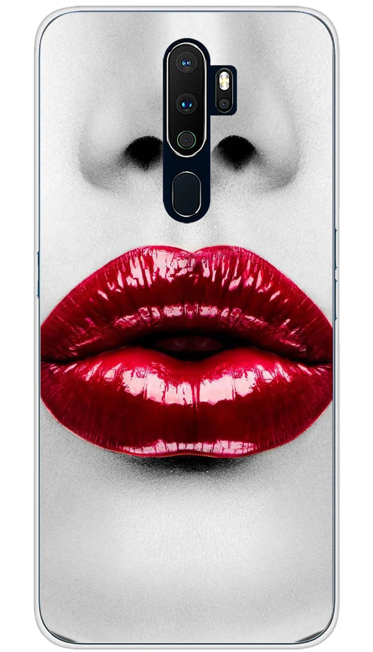 Coque Oppo Lèvres Rouges - A5 2020