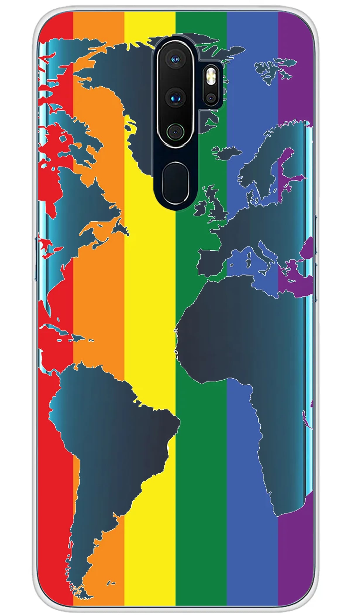 Coque Oppo Map LGBT - A5 2020