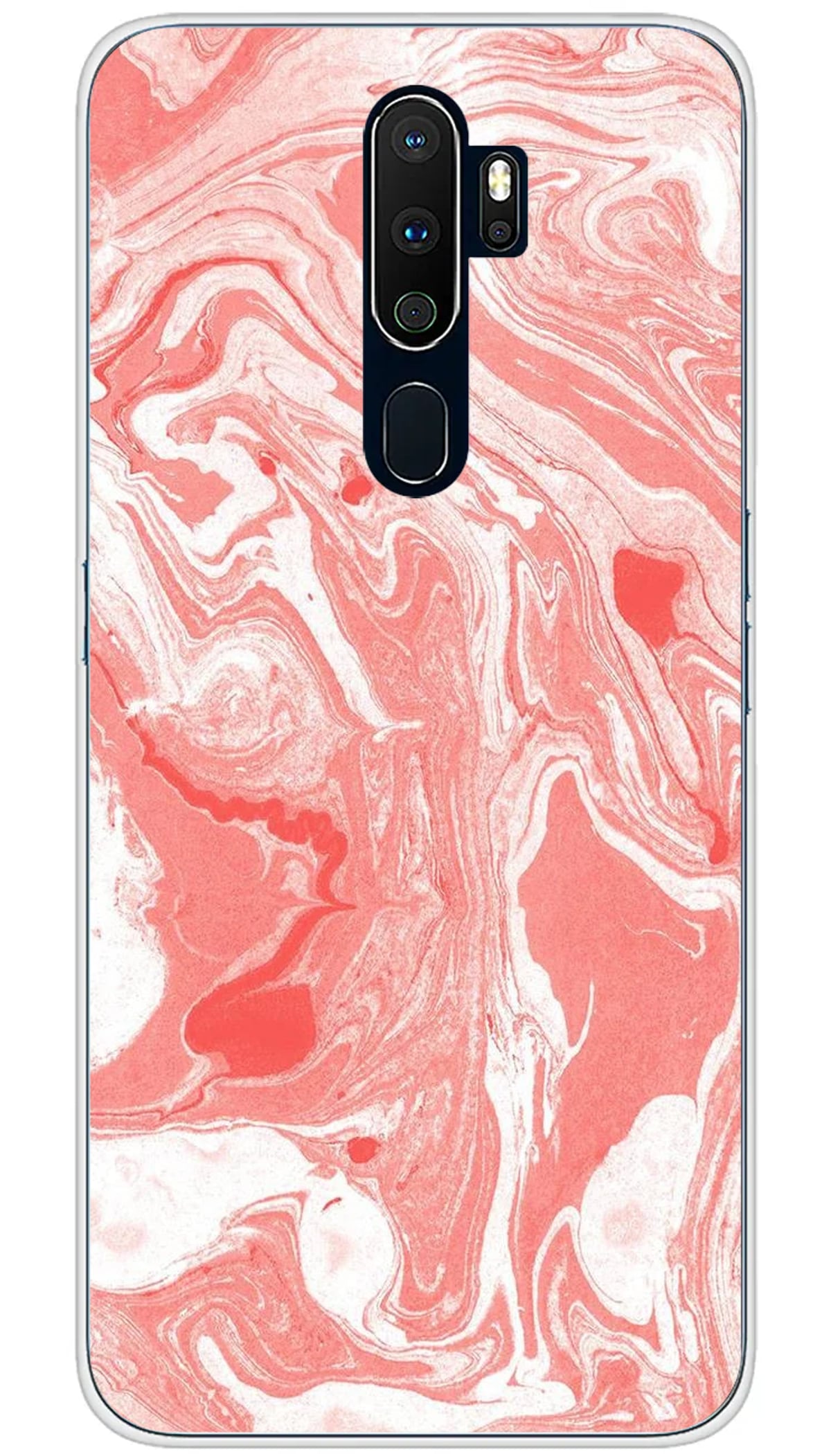 Coque Oppo Marbre Rose - A5 2020
