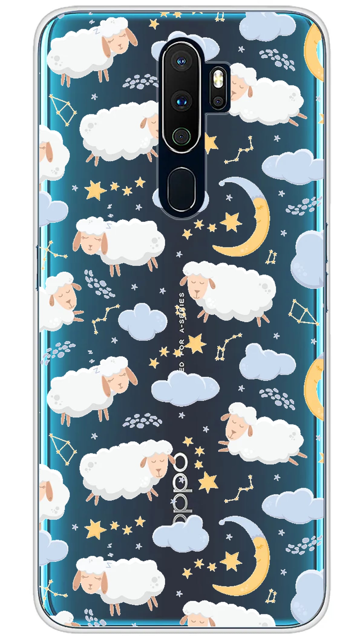 Coque Oppo Mouton Nuage - A5 2020