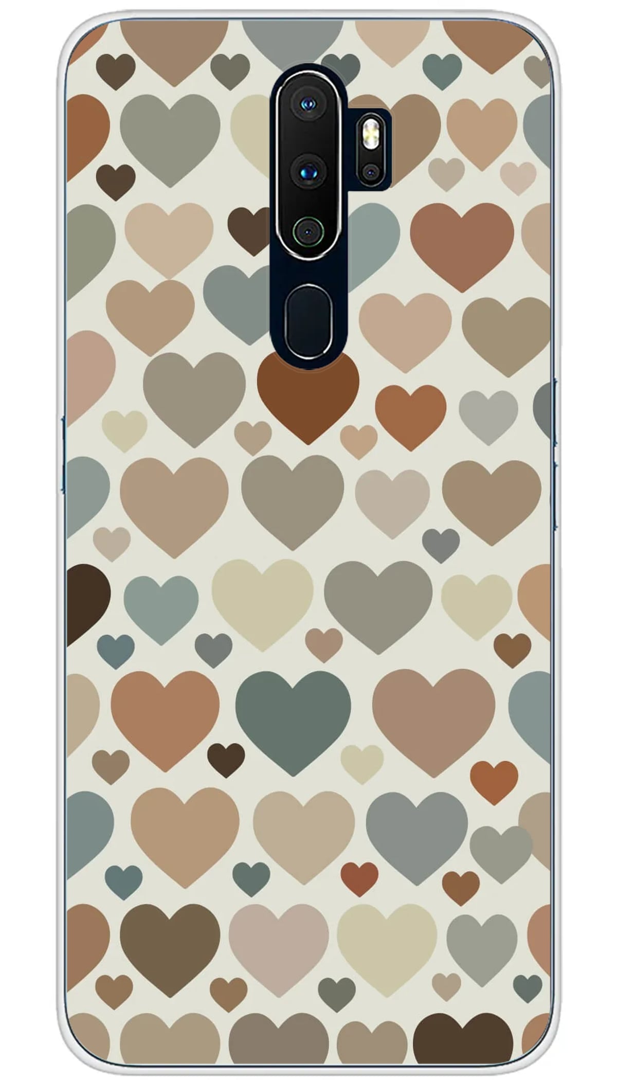 Coque Oppo Mur de coeurs - A5 2020