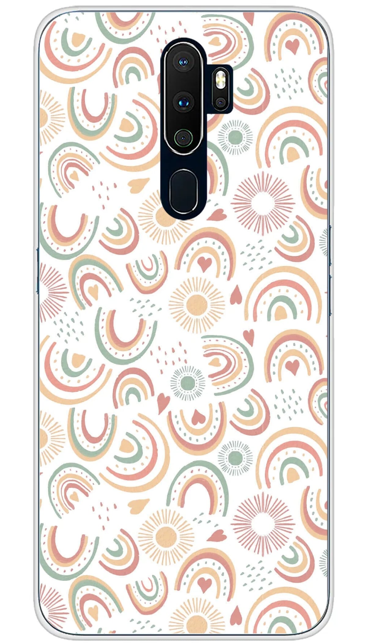 Coque Oppo Pastel rainbow - A5 2020