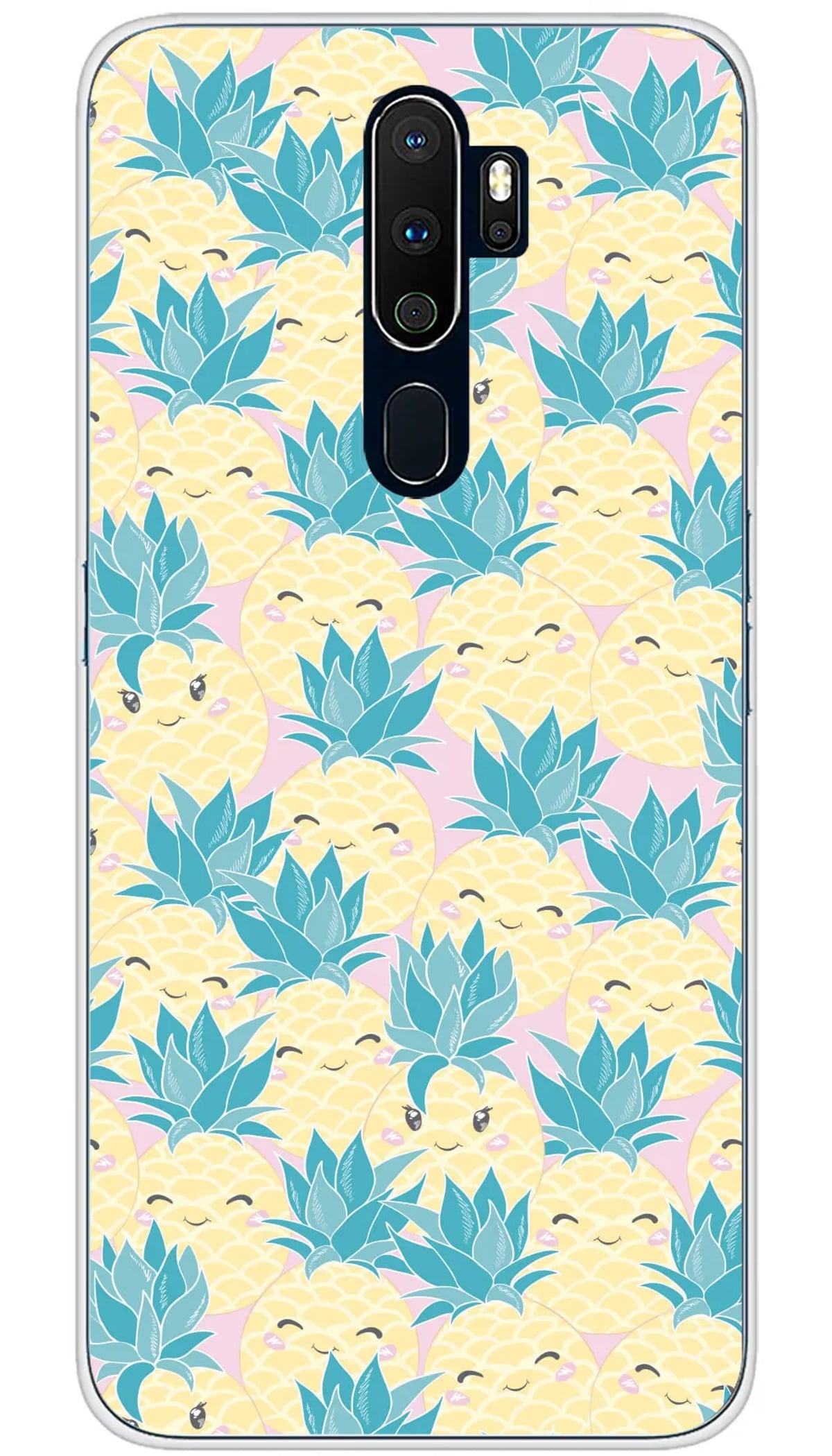 Coque Oppo Pluie d'ananas - A5 2020