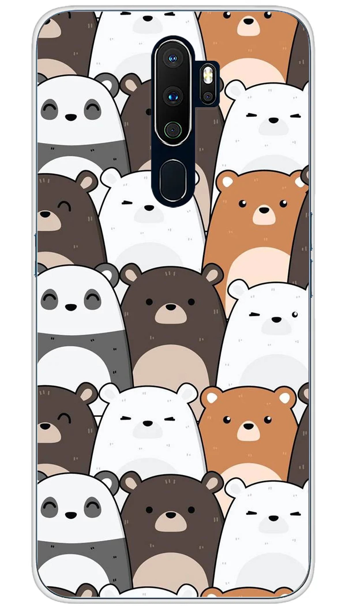 Coque Oppo Réunion de Nounours - A5 2020