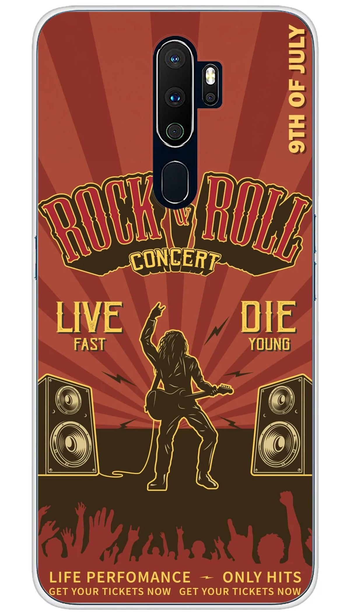 Coque Oppo Rock and roll - A5 2020
