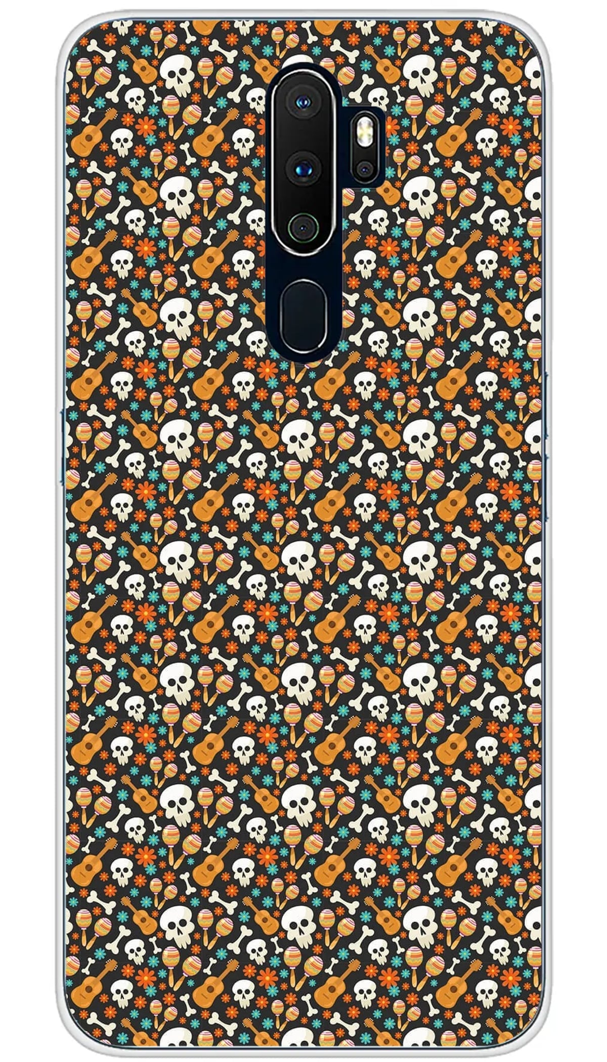 Coque Oppo Rythmes Squelettiques - A5 2020