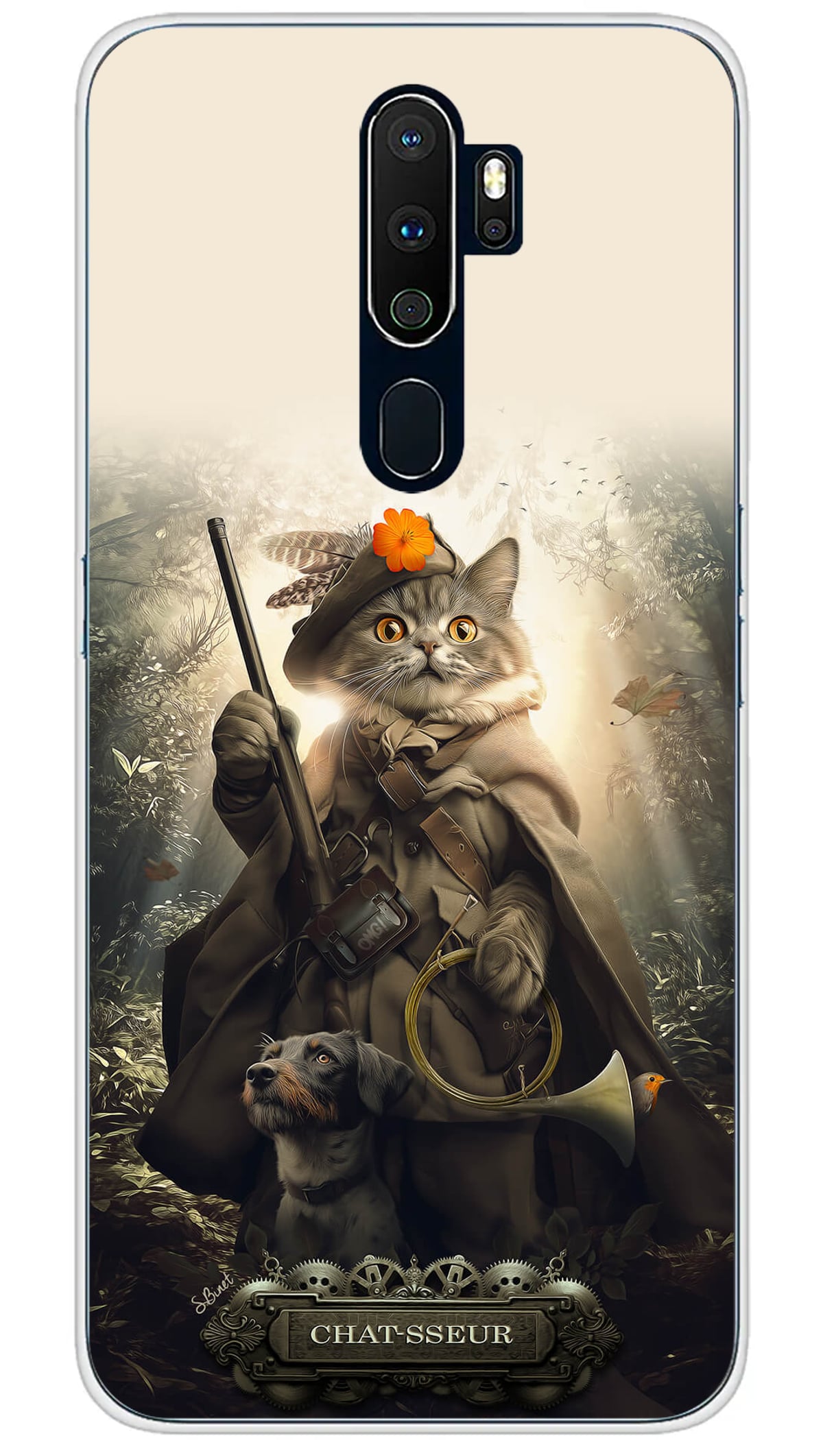 Coque Oppo SB Chat-sseur - A5 2020