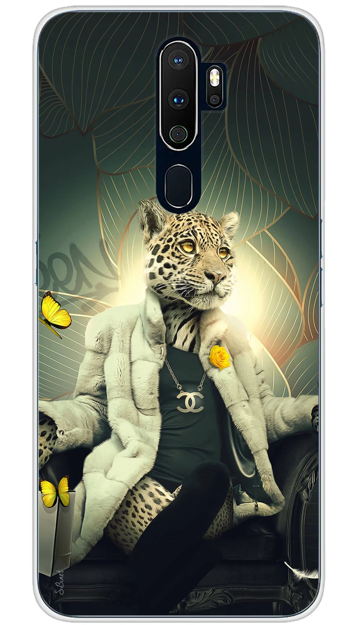 Coque Oppo SB Leopard Chesterfield - A5 2020