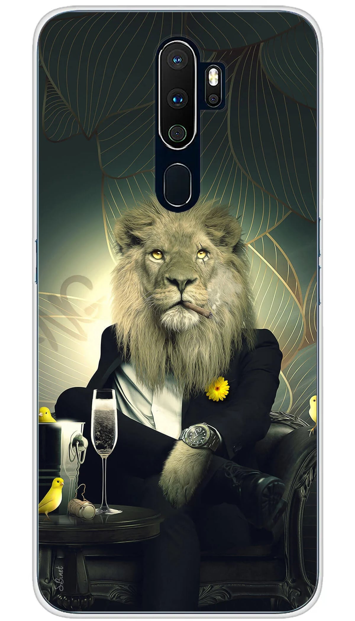Coque Oppo SB Lion Chesterfield - A5 2020