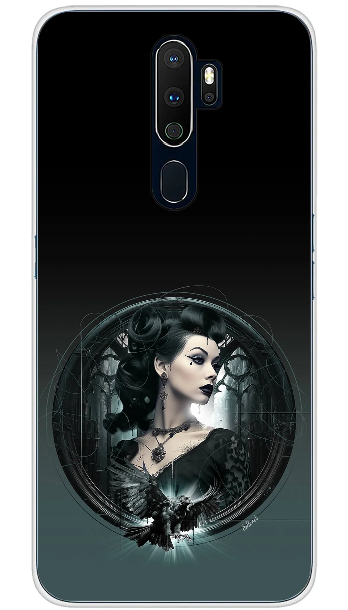 Coque Oppo SB Pin-Up Baroque - A5 2020