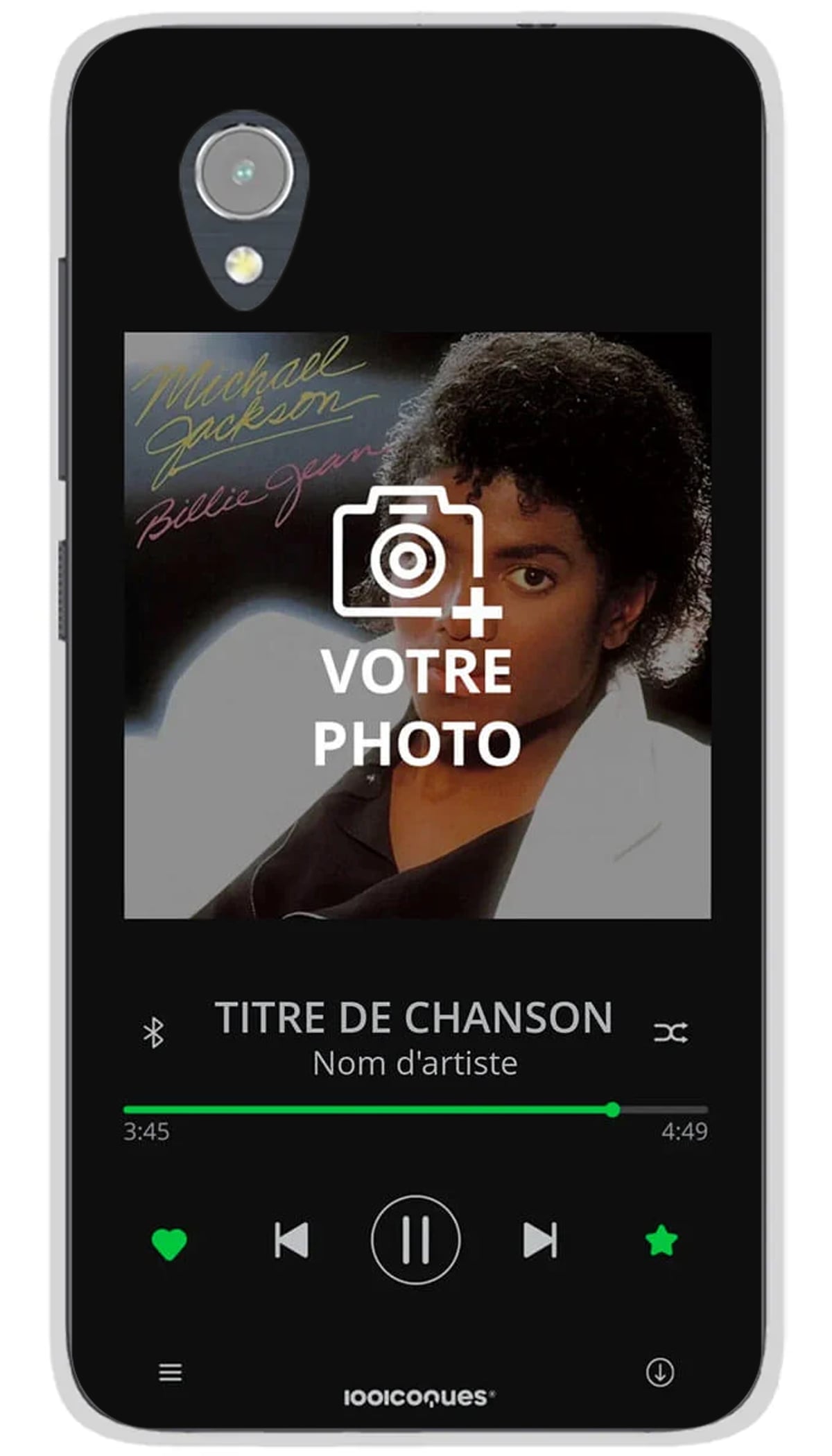 Coque personnalisée Alcatel Lecteur Spotify Music - 1