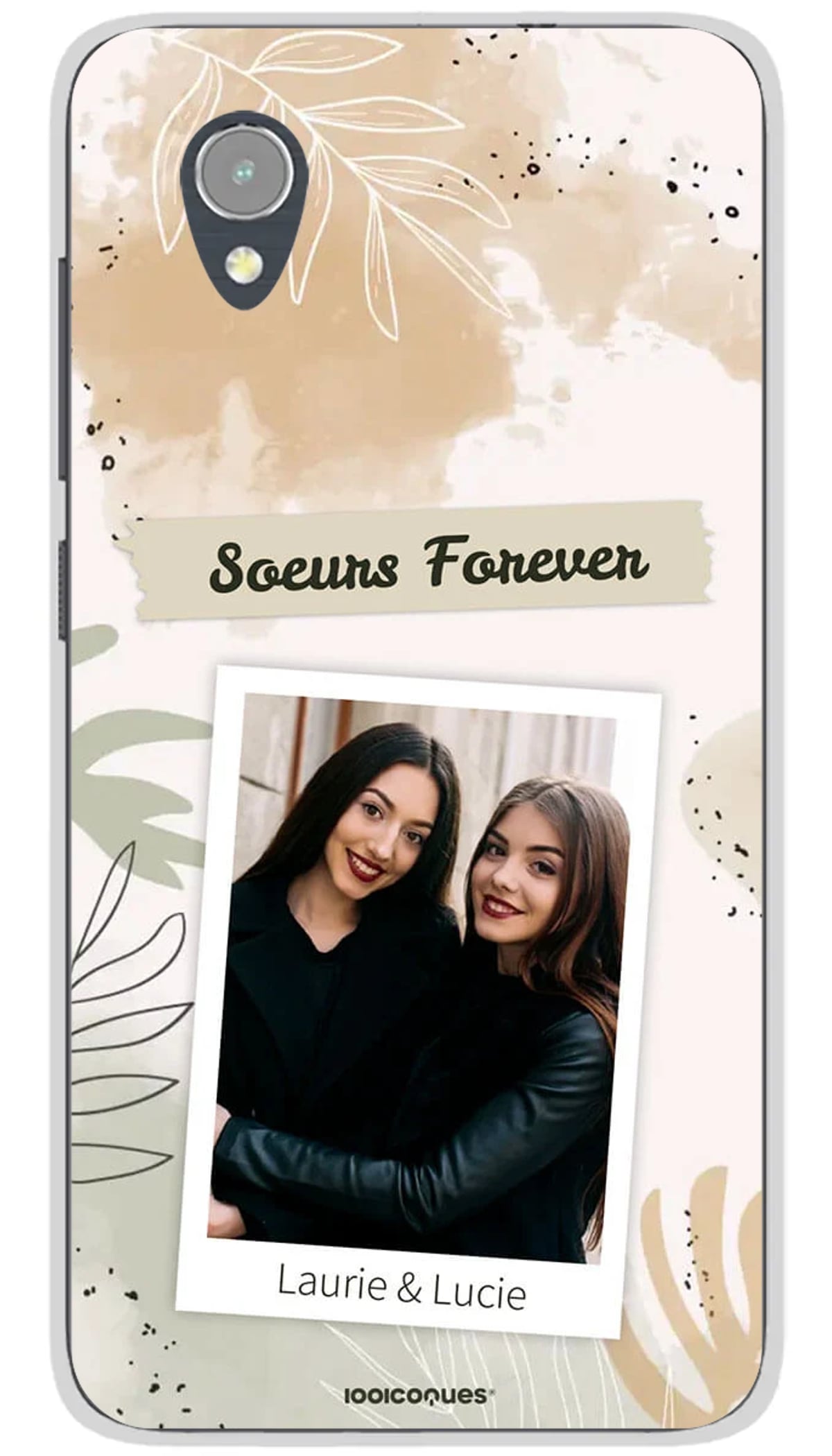 Coque personnalisée Alcatel Papier Peint - 1