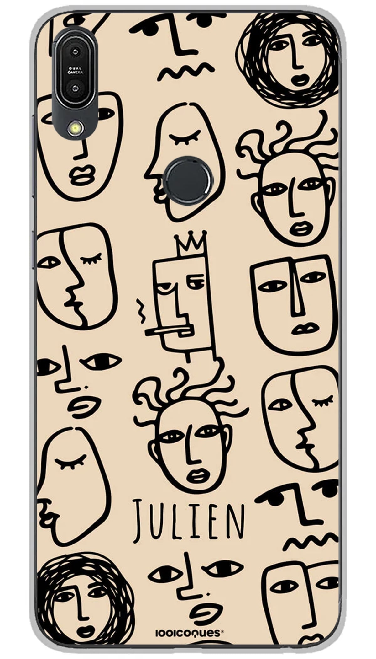 Coque personnalisée Asus Art Face Multi - Zenfone Max Pro M1 ZB602KL