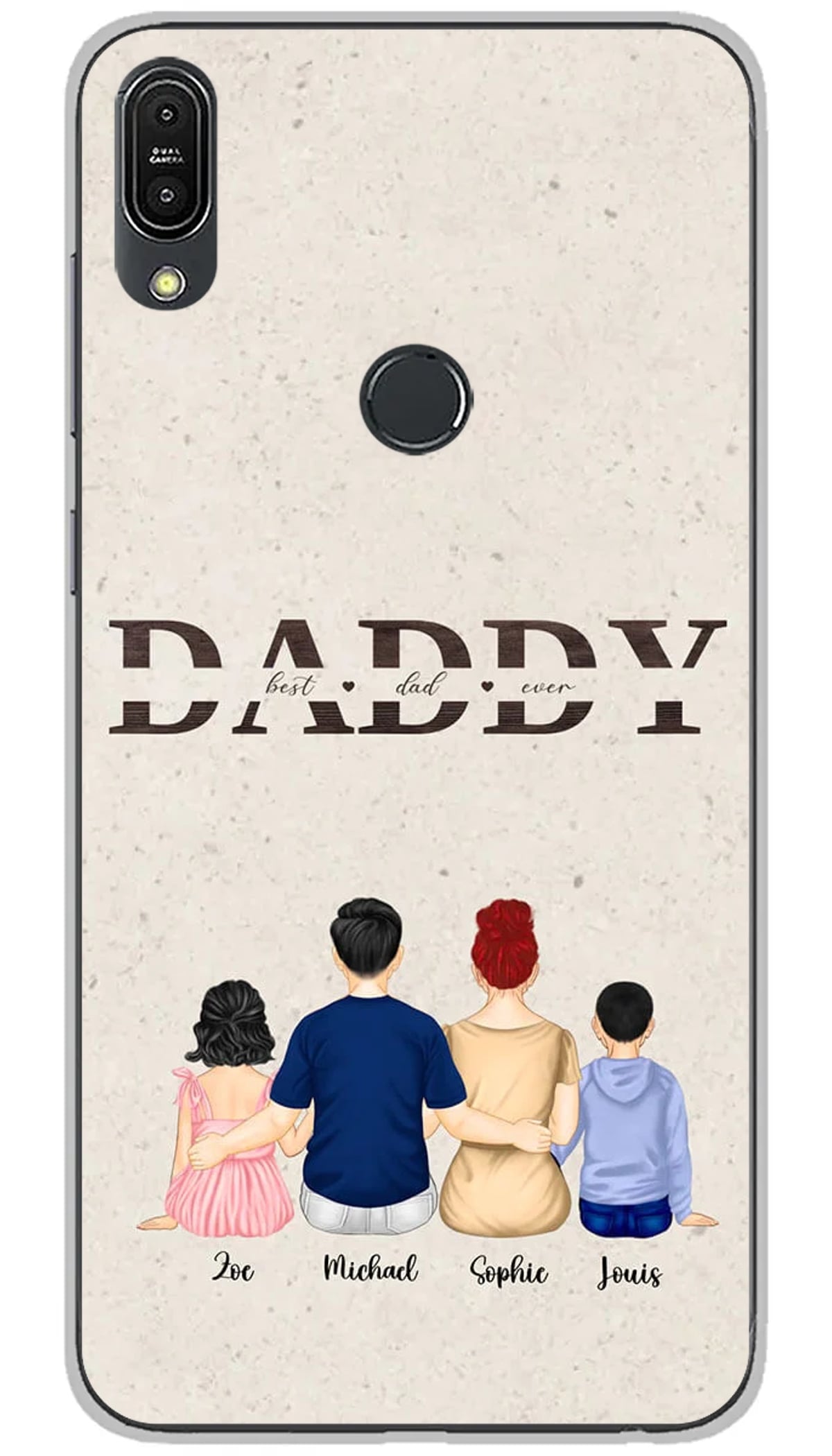 Coque personnalisée Asus Best Dad Ever - Zenfone Max Pro M1 ZB602KL