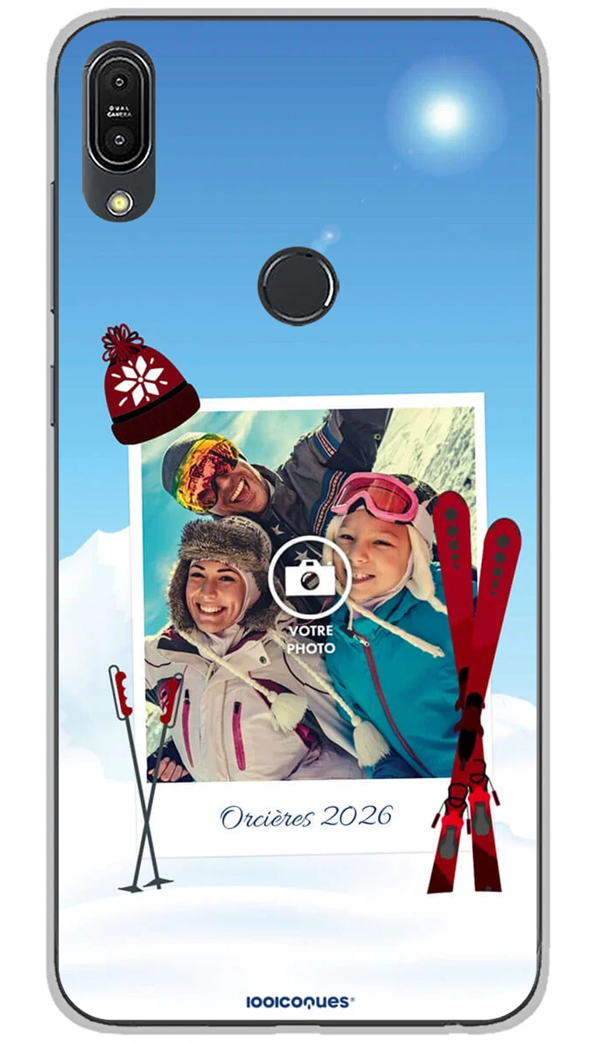 Coque personnalisée Asus Ski or Snow - Zenfone Max Pro M1 ZB602KL