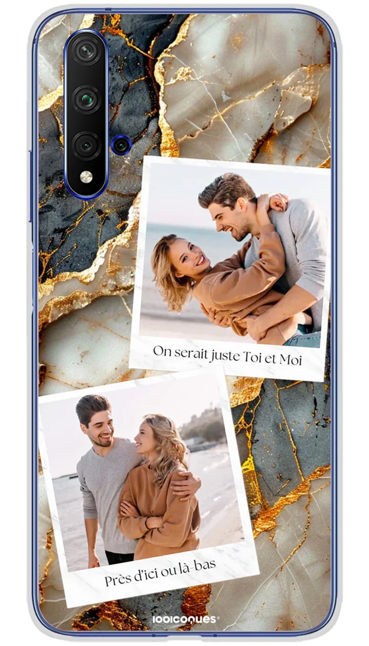 Coque personnalisée Huawei Polaroid Marbres - Honor 20