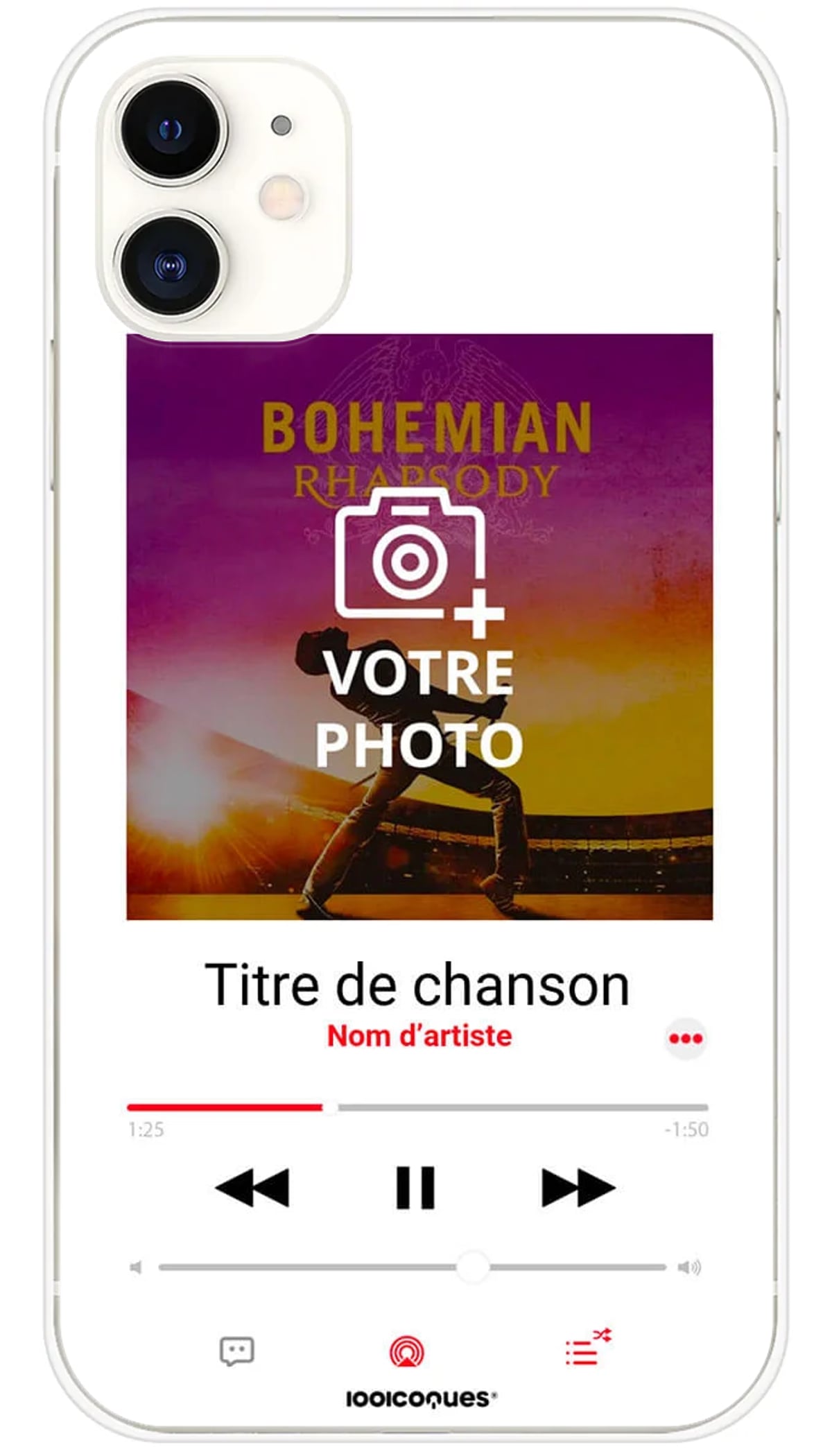 Coque personnalisée iPhone Lecteur Apple Music - iPhone 11