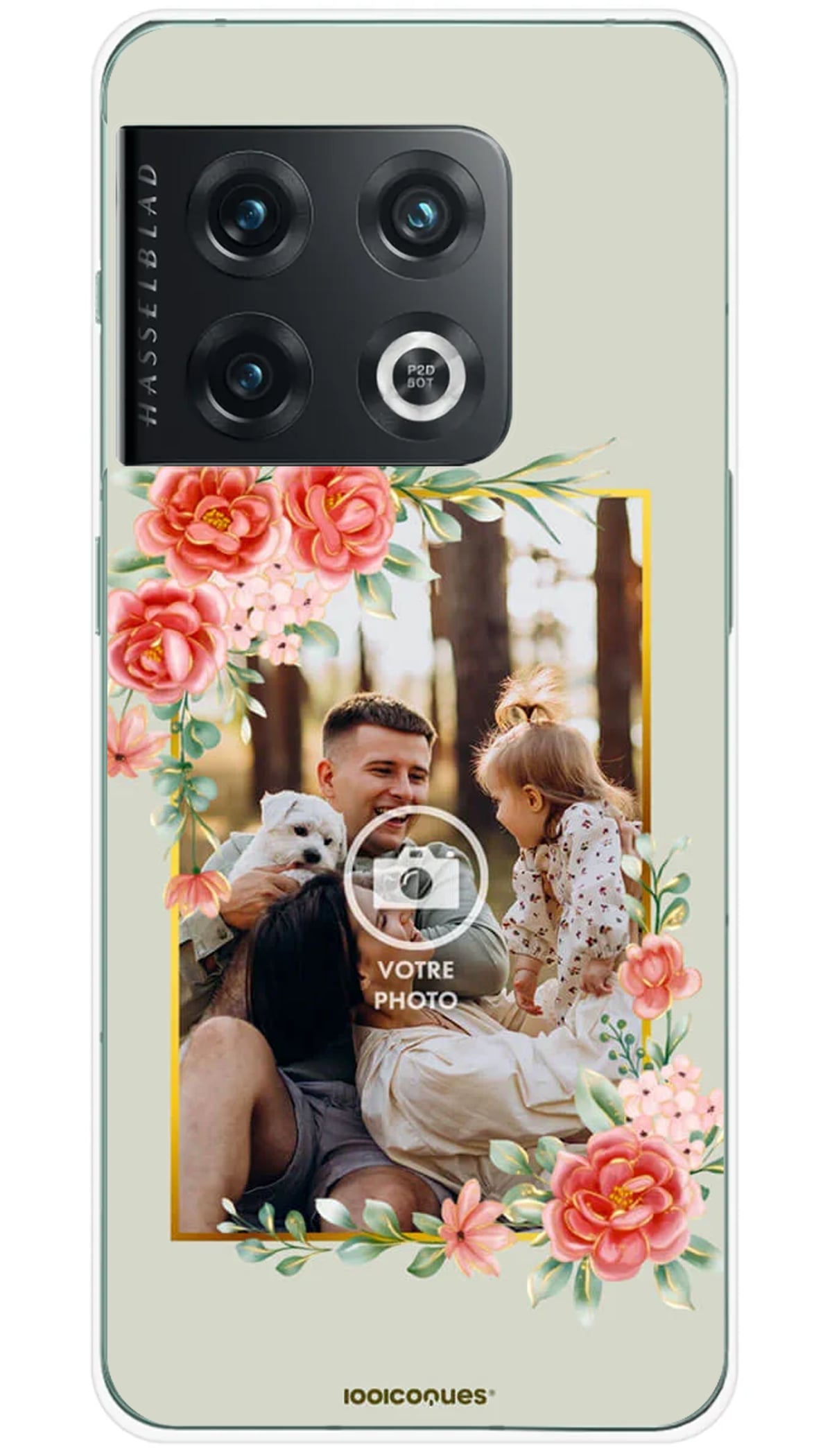 Coque personnalisée OnePlus Cadre fleuri - 10 Pro 5G