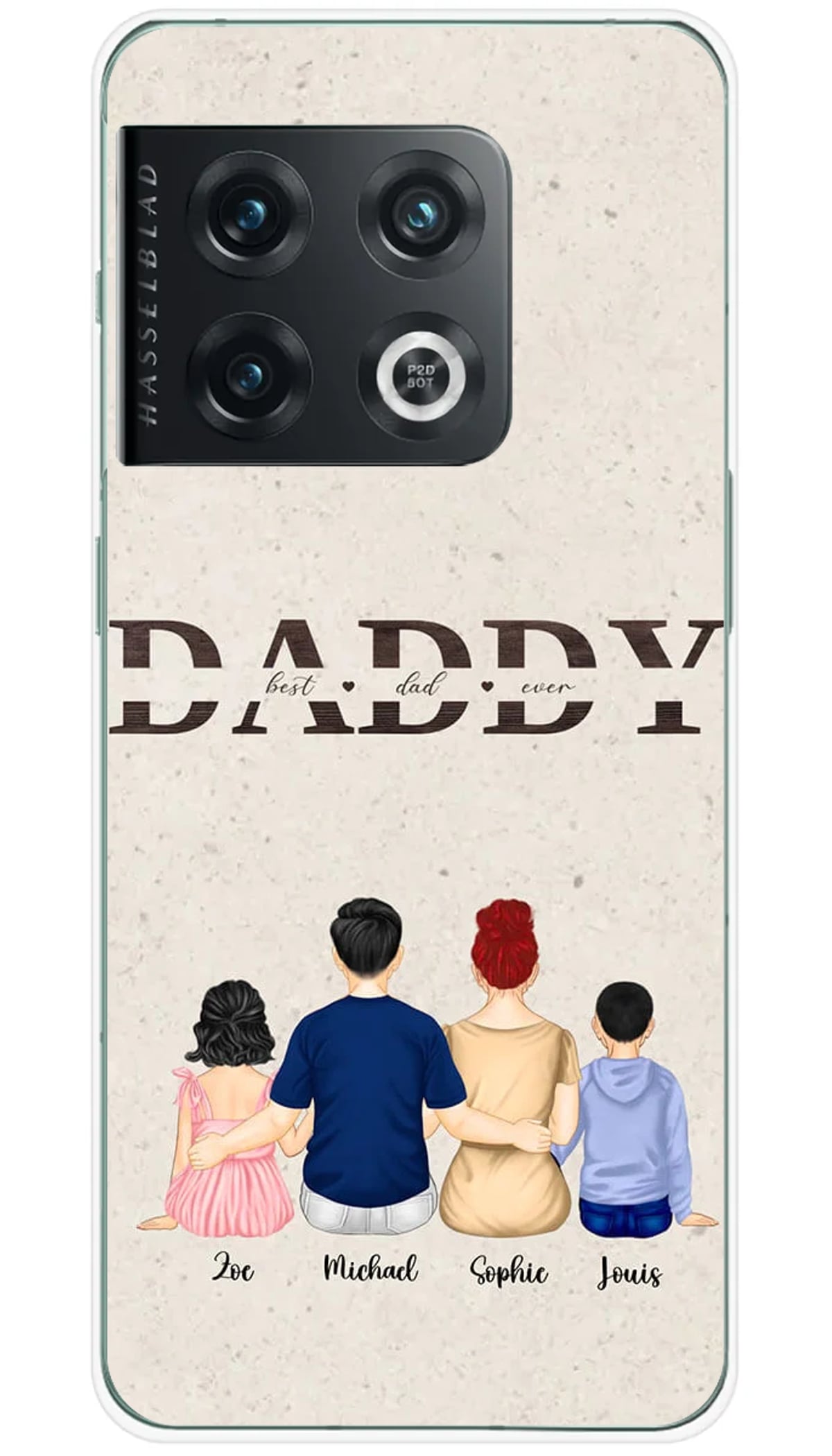Coque personnalisée OnePlus Best Dad Ever - 10 Pro 5G