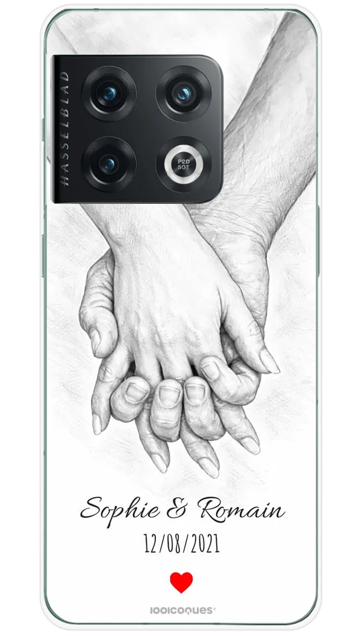 Coque personnalisée OnePlus Mains Couple - 10 Pro 5G