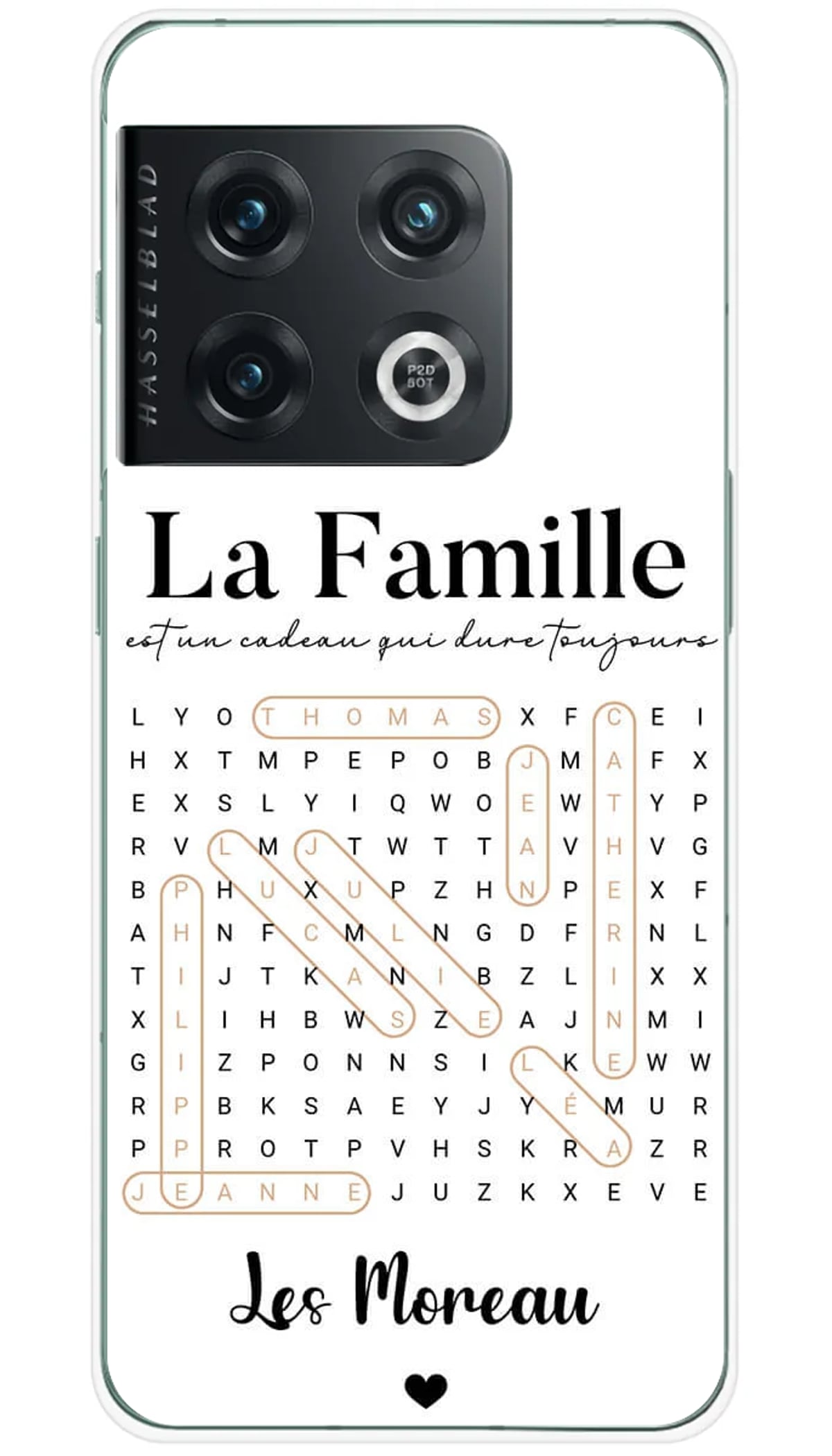 Coque personnalisée OnePlus Mots meles - 10 Pro 5G