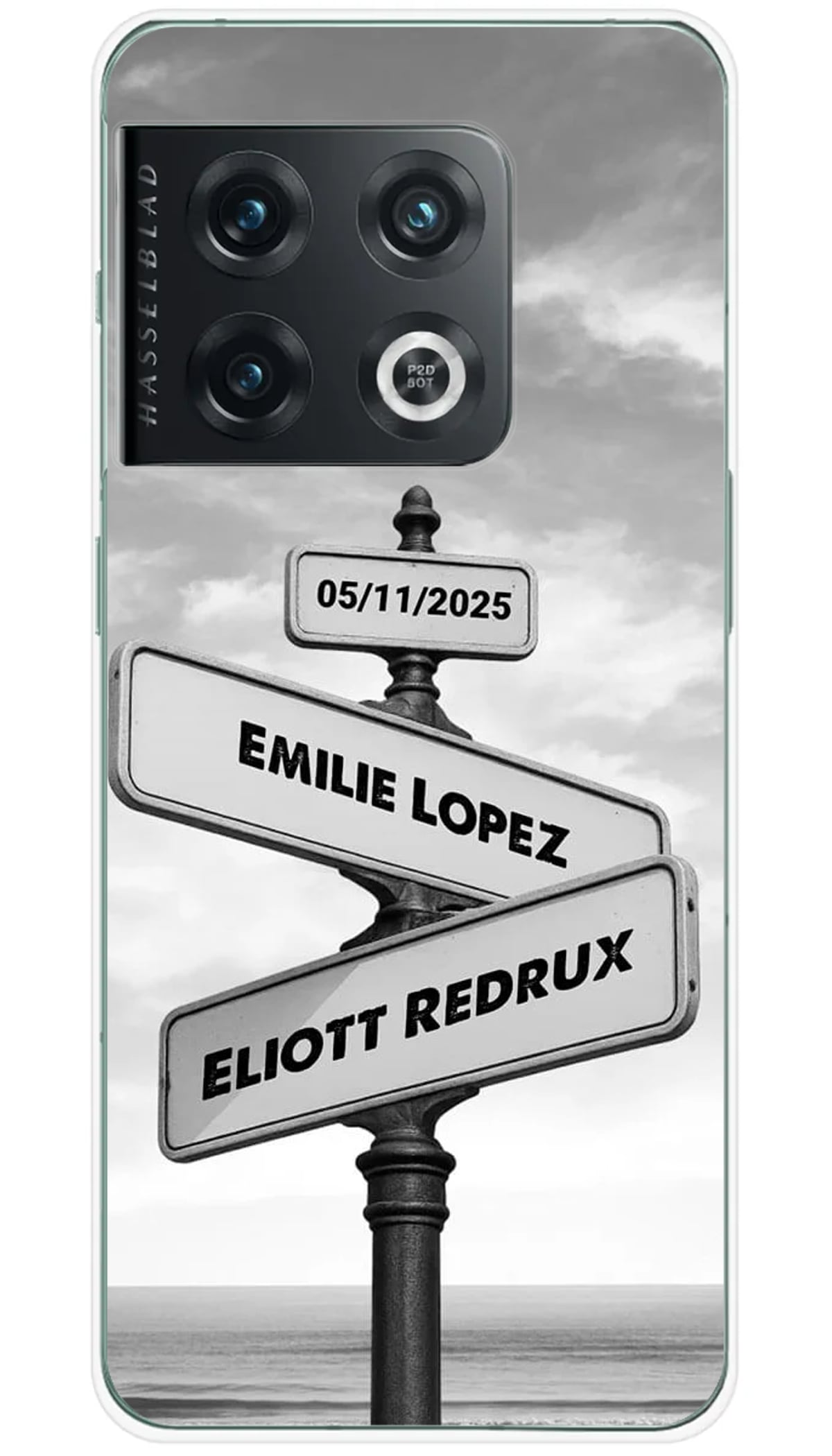 Coque personnalisée OnePlus Panneaux pour deux - 10 Pro 5G