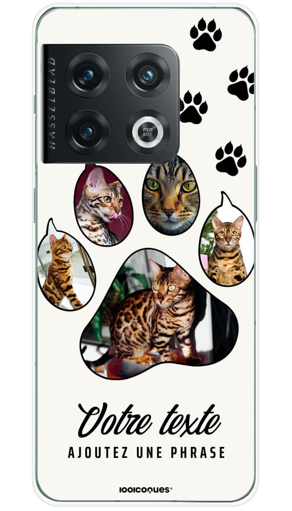 Coque personnalisée OnePlus Pattes de Chat - 10 Pro 5G
