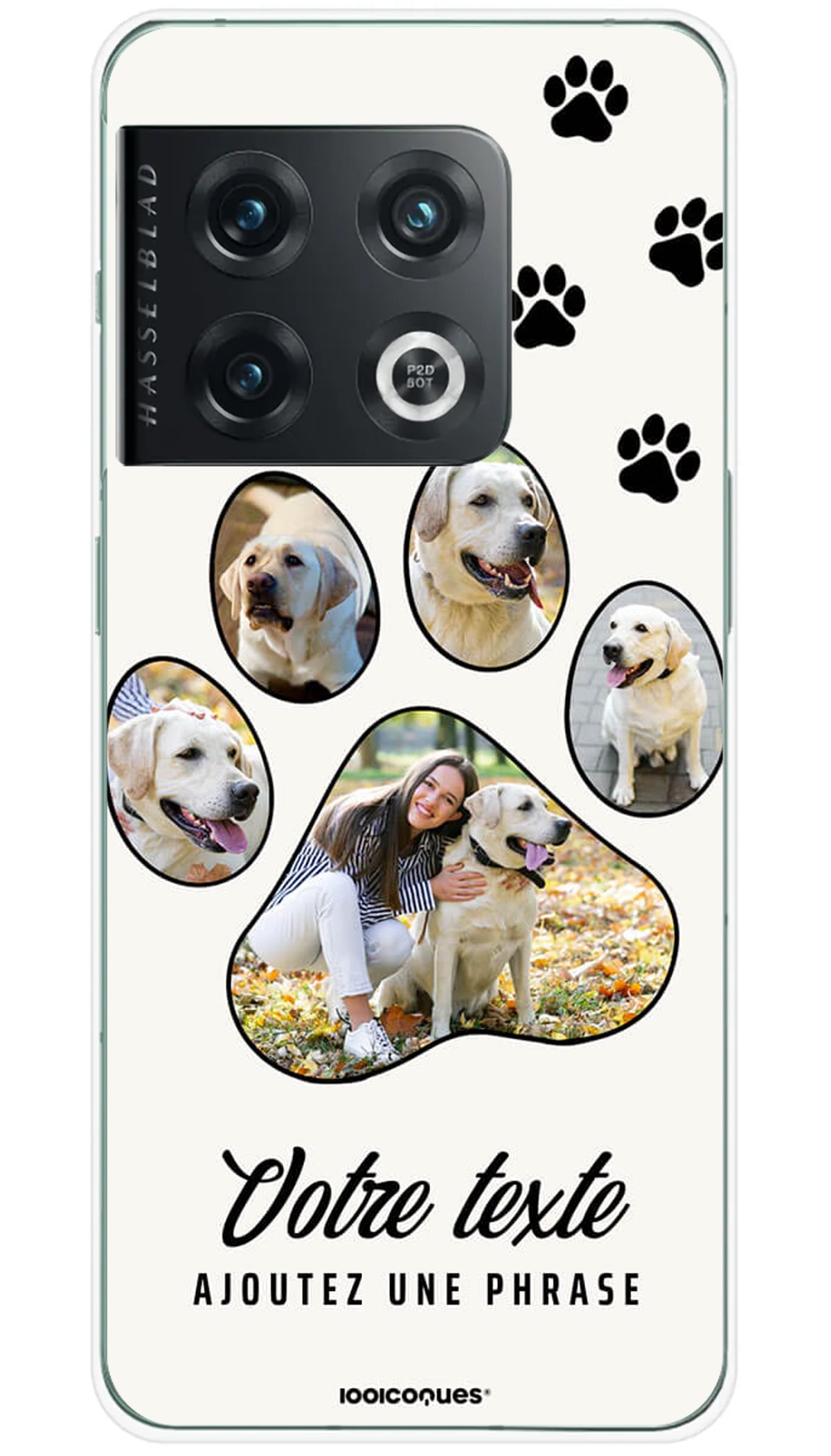 Coque personnalisée OnePlus Pattes de Chiens - 10 Pro 5G