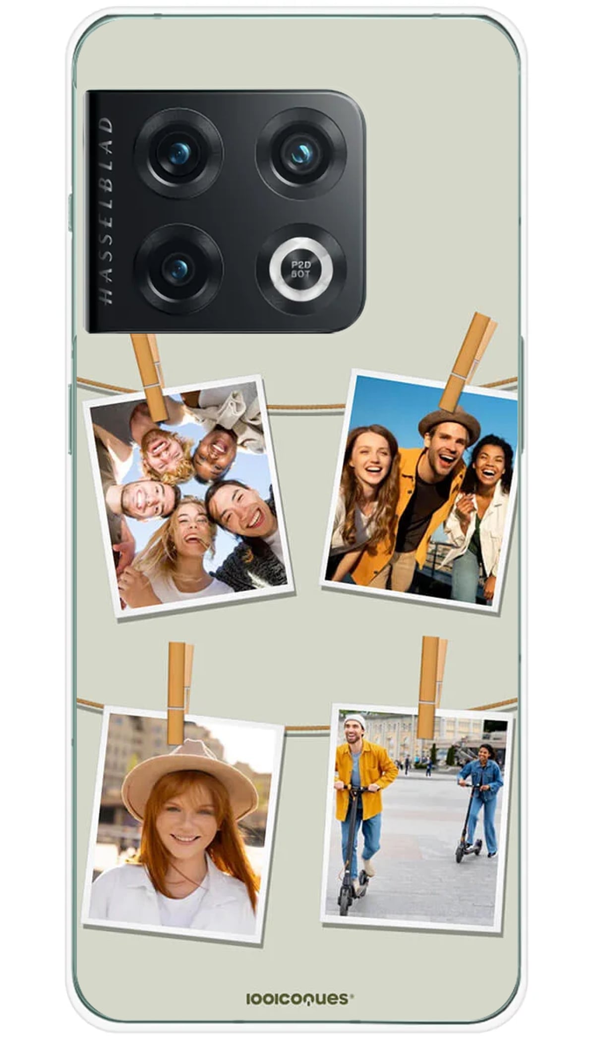 Coque personnalisée OnePlus Polaroid 4 photos - 10 Pro 5G