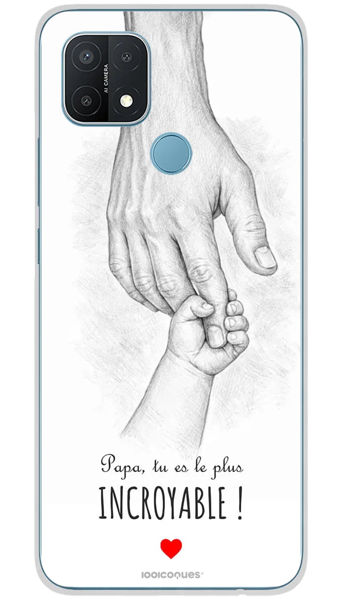Coque personnalisée Oppo Main Bébé/Adulte - A15