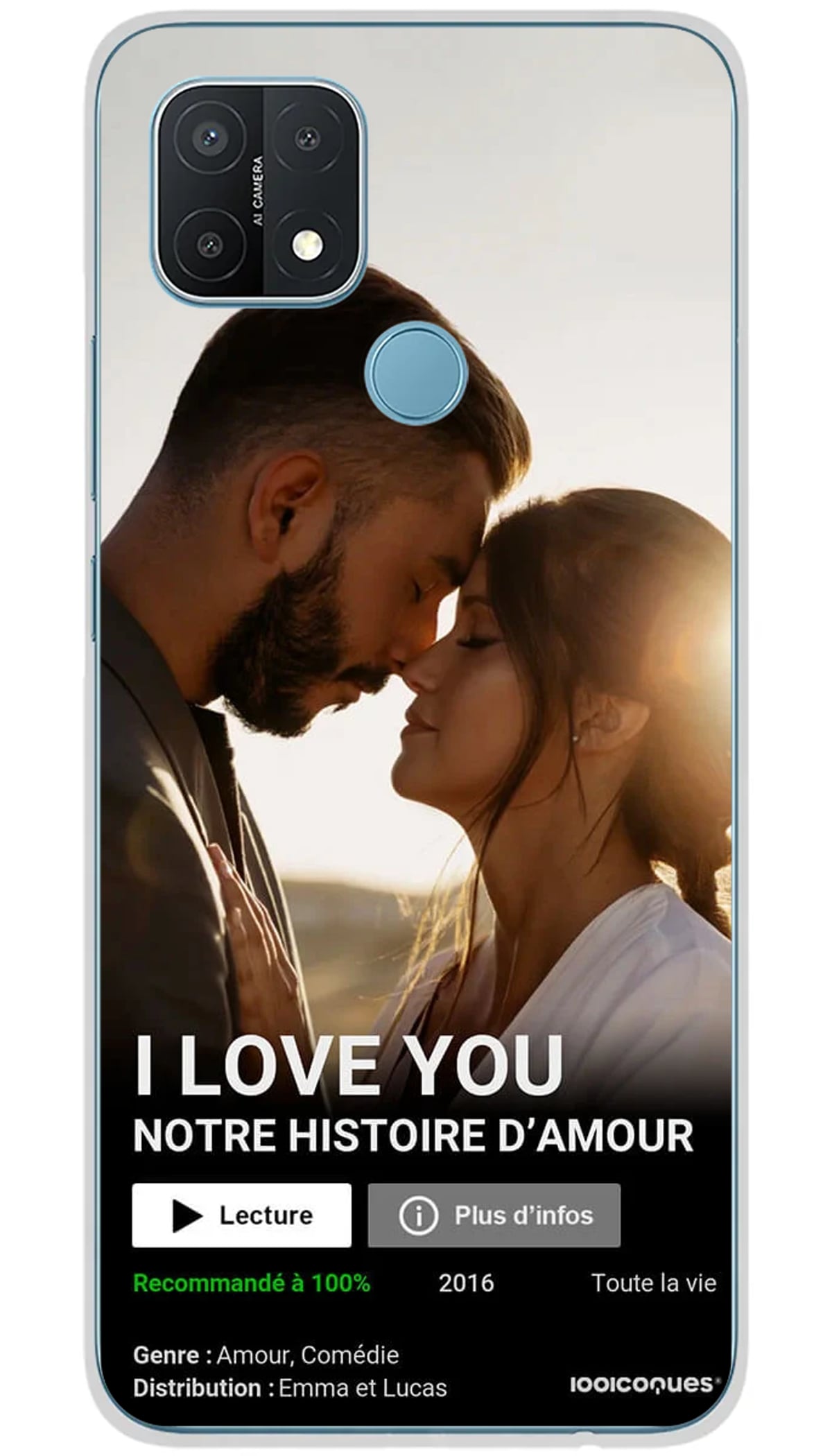 Coque personnalisée Oppo Streaming - A15