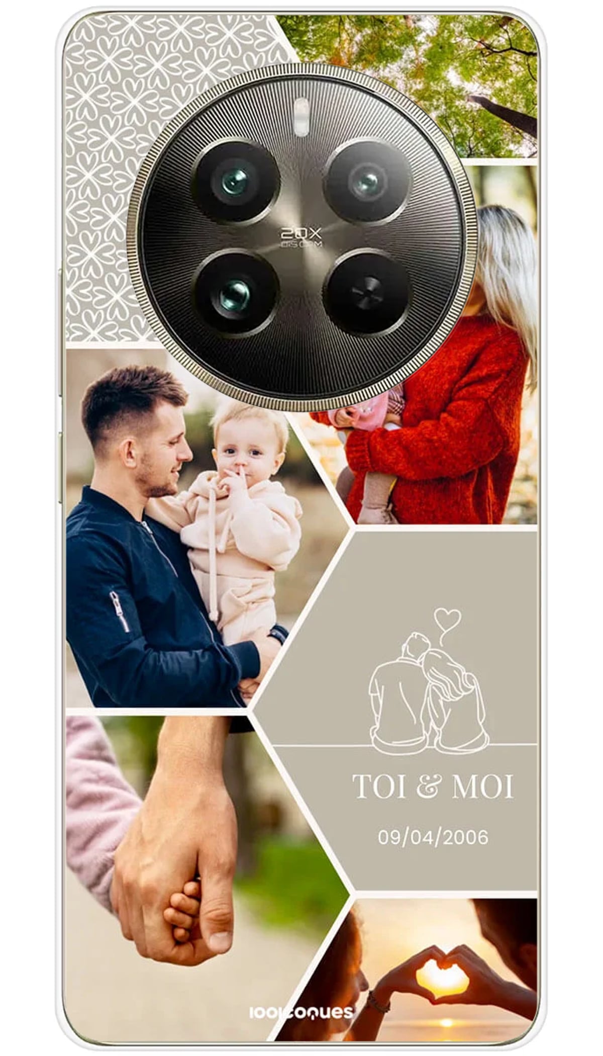 Coque personnalisée Realme Hexagone - 12 Pro 5G