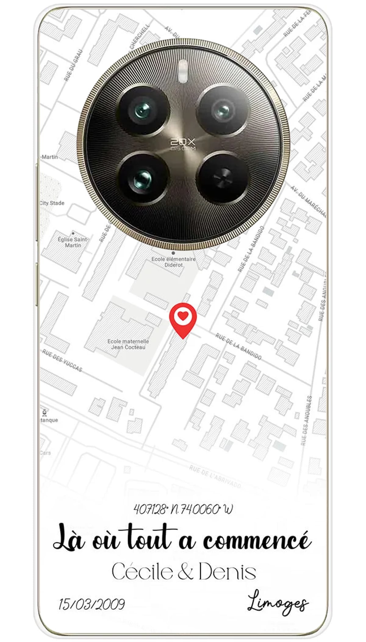Coque personnalisée Realme Map City - 12 Pro 5G