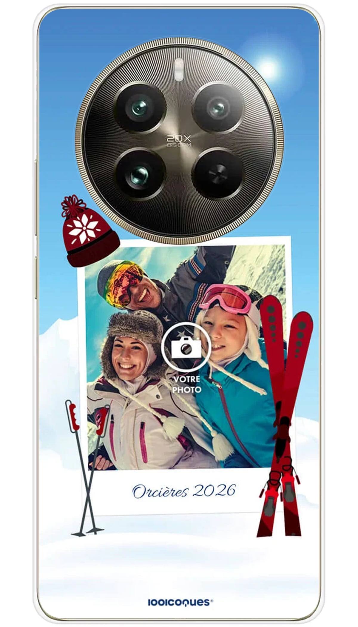 Coque personnalisée Realme Ski or Snow - 12 Pro 5G