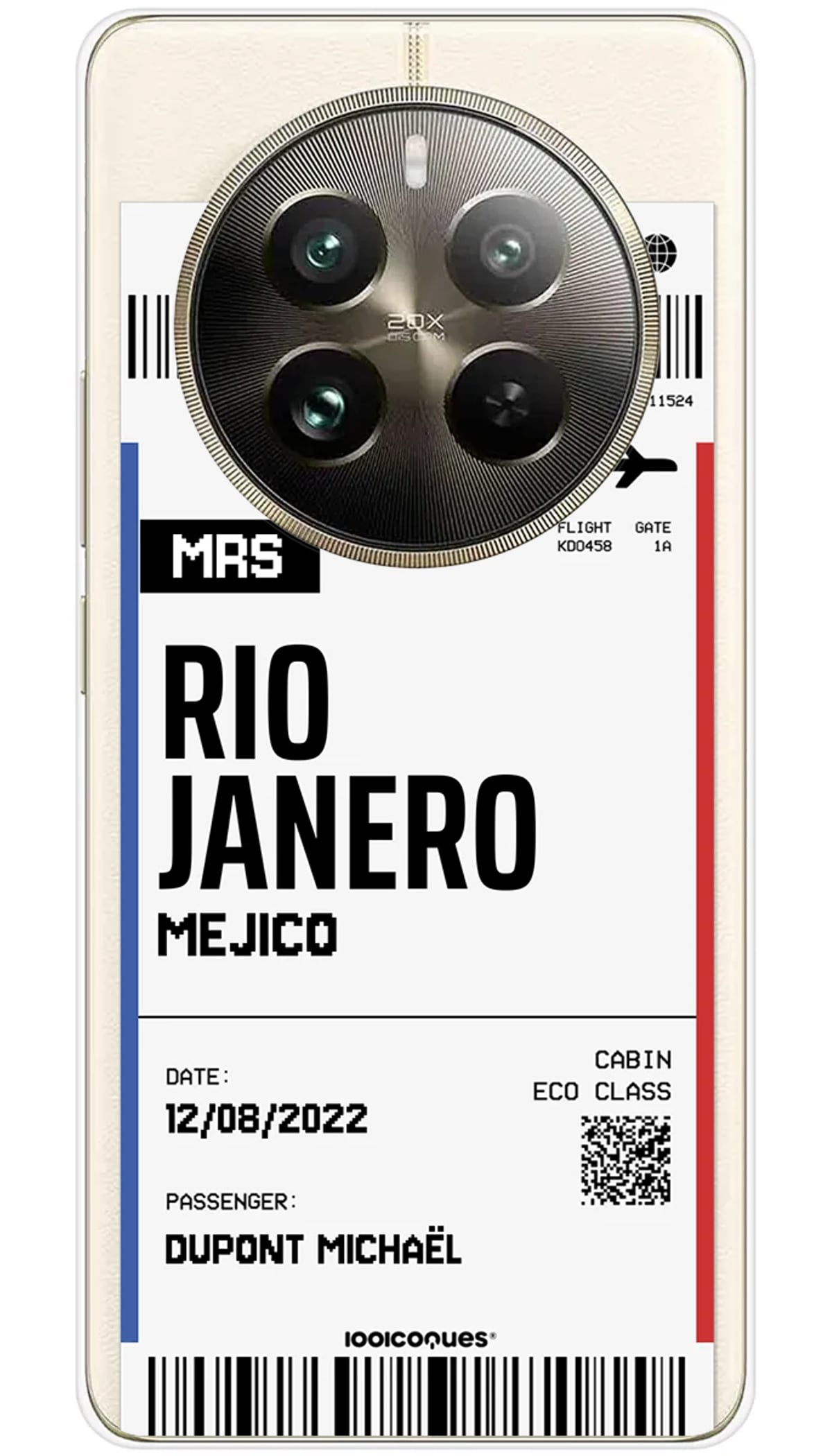 Coque personnalisée Realme Boarding pass - 12 Pro 5G