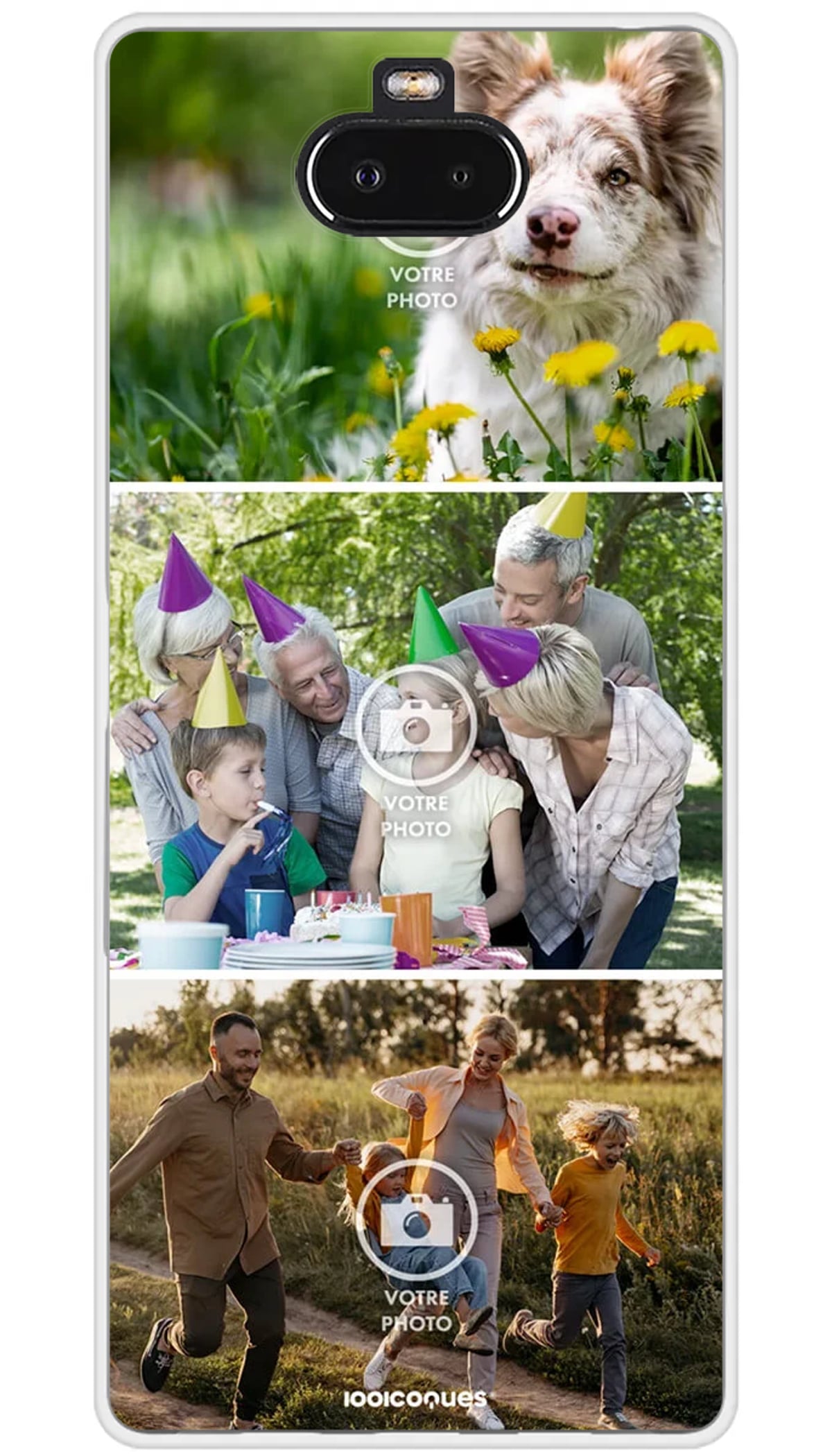 Coque personnalisée Sony 3 photos - Xperia 10