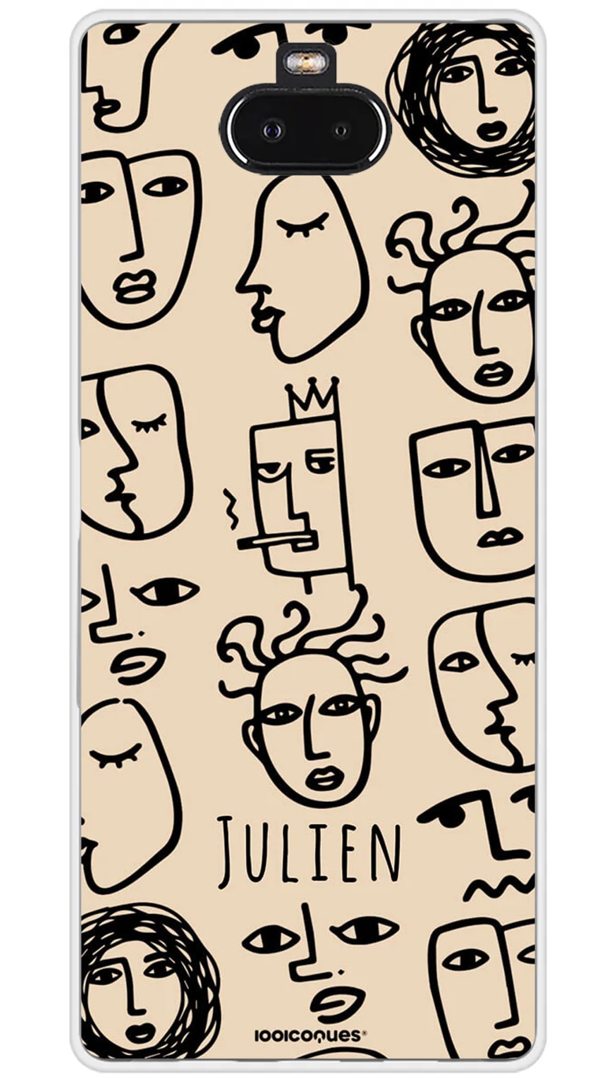 Coque personnalisée Sony Art Face Multi - Xperia 10
